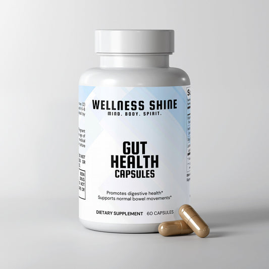 Gut Health Capsules – Digestive Support Supplement by Wellness Shine - Wellness Shine