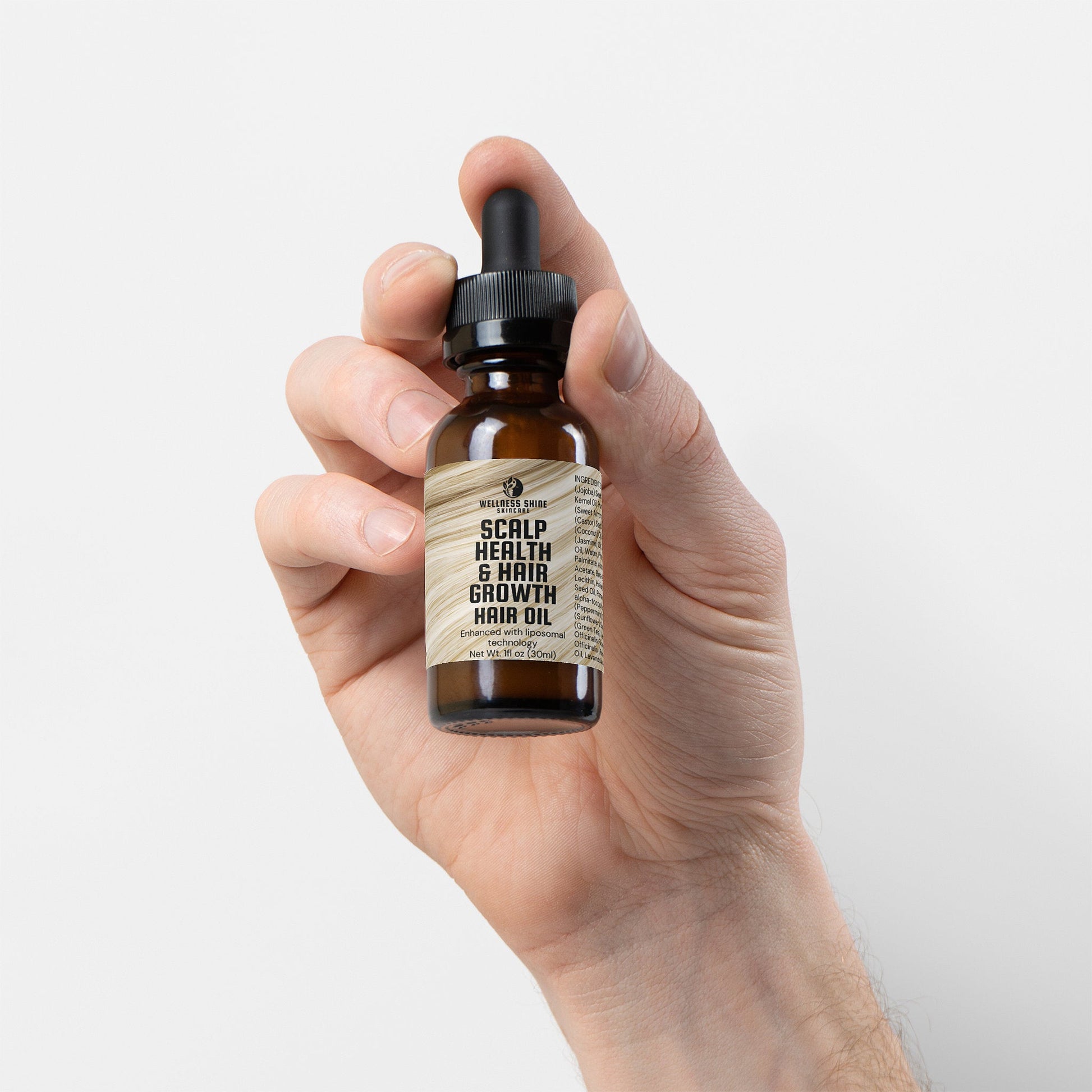 Hair Oil for Scalp Health and Hair Growth - Healthy Scalp Hair Care by Wellness Shine - Wellness Shine
