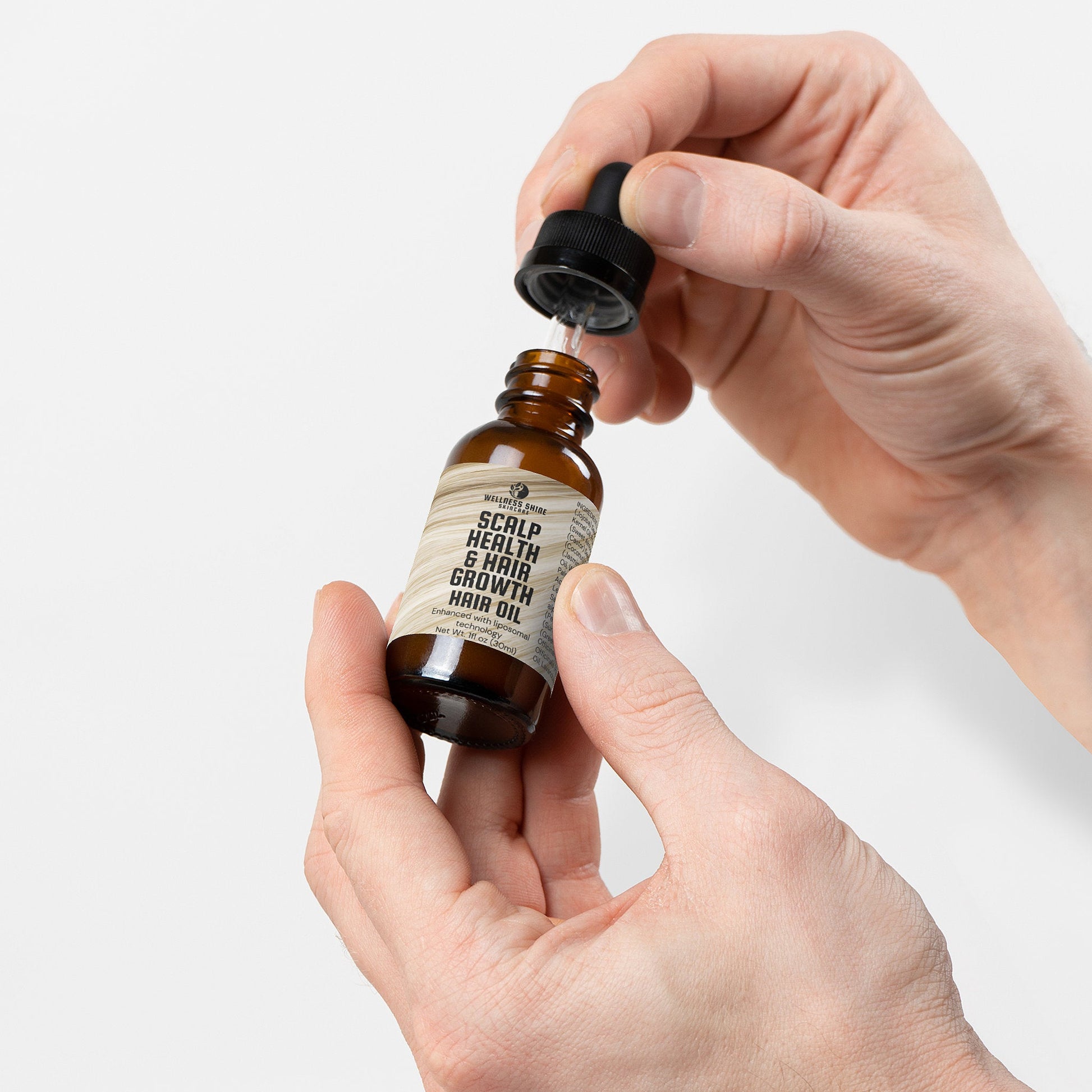 Hair Oil for Scalp Health and Hair Growth - Healthy Scalp Hair Care by Wellness Shine - Wellness Shine