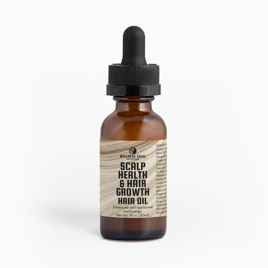 Hair Oil for Scalp Health and Hair Growth - Healthy Scalp Hair Care by Wellness Shine - Wellness Shine