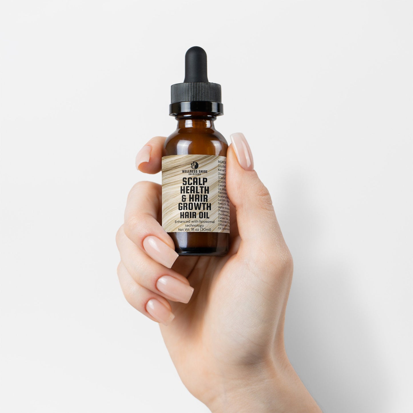 Hair Oil for Scalp Health and Hair Growth - Healthy Scalp Hair Care by Wellness Shine - Wellness Shine