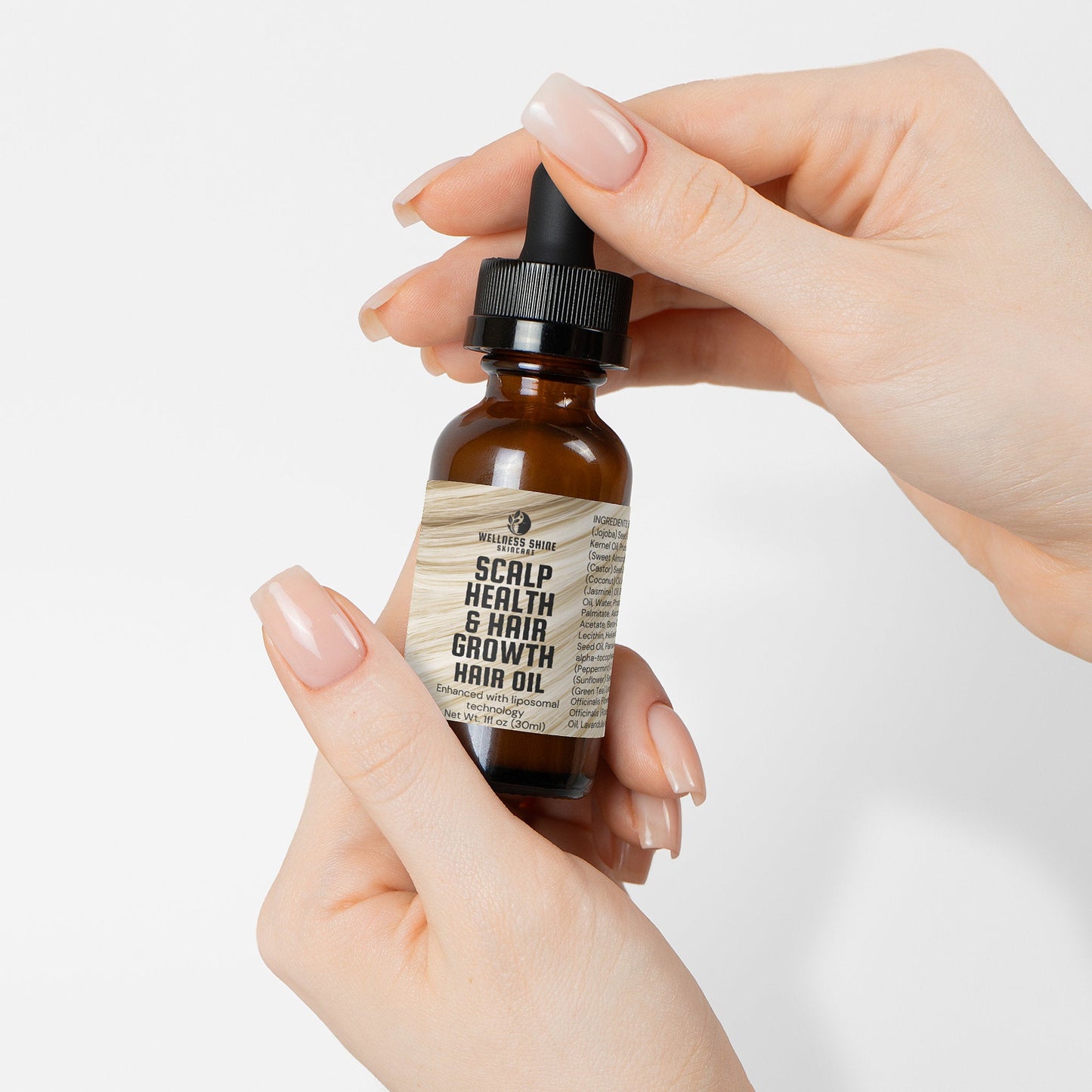 Hair Oil for Scalp Health and Hair Growth - Healthy Scalp Hair Care by Wellness Shine - Wellness Shine