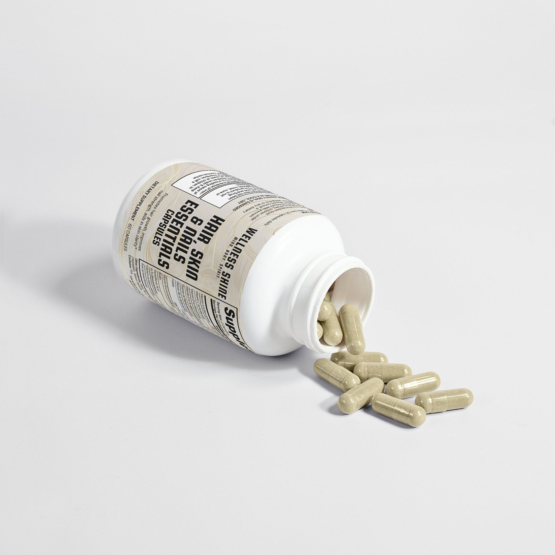 Hair, Skin and Nails Essentials – Body Tissue Health Supplement by Wellness Shine - Wellness Shine