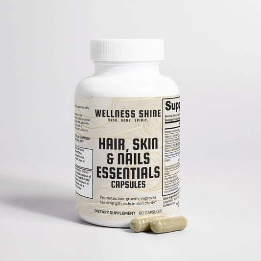 Hair, Skin and Nails Essentials – Body Tissue Health Supplement by Wellness Shine - Wellness Shine