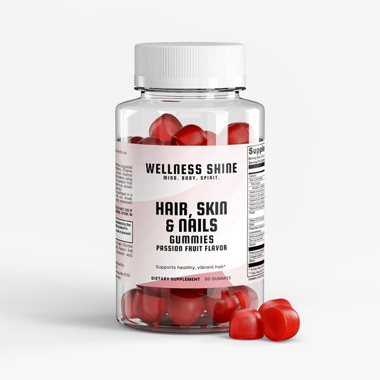 Hair, Skin & Nails Gummies – Beauty Support Supplement by Wellness Shine - Wellness Shine
