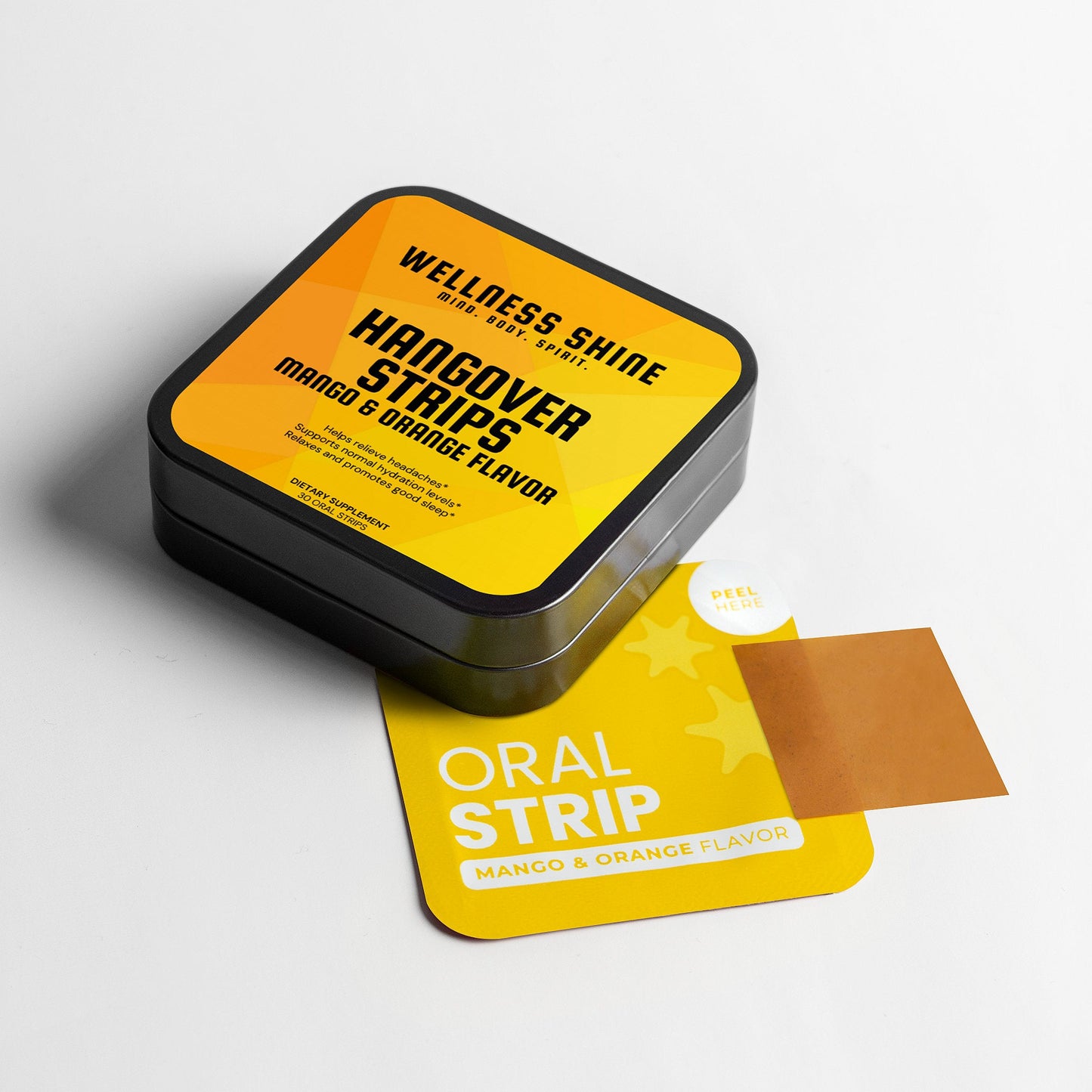 Hangover Strips – Headache Relief Supplement by Wellness Shine - Wellness Shine