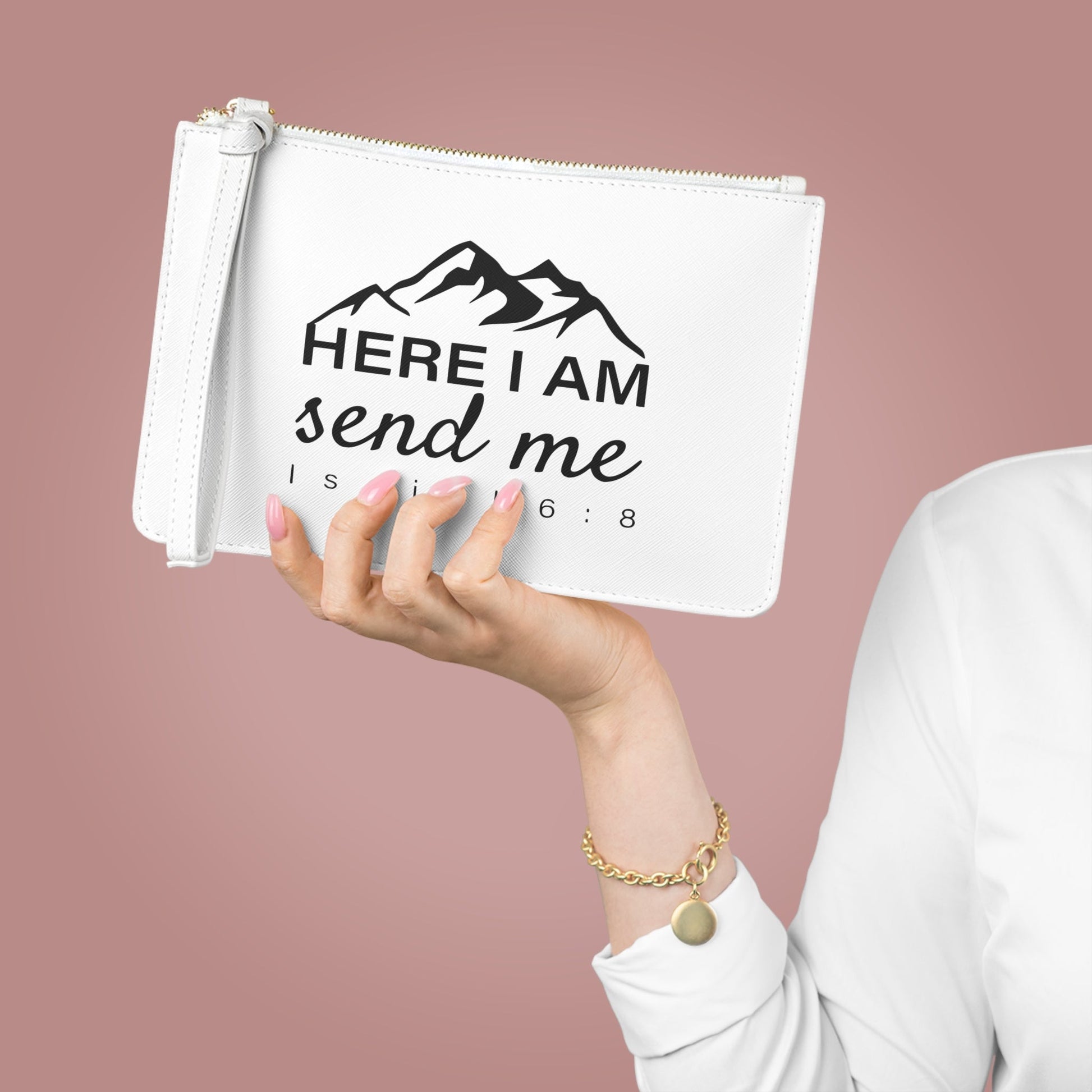 Here I Am Send Me - Clutch Bag - Wellness Shine