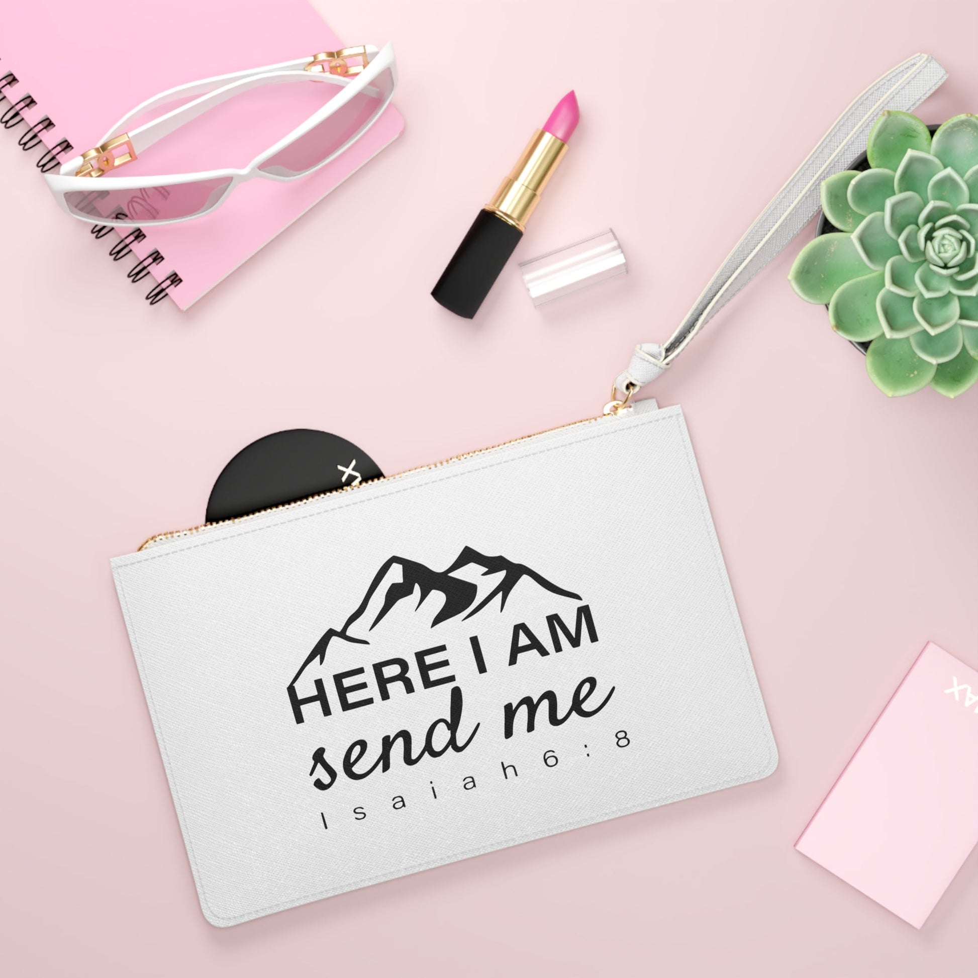Here I Am Send Me - Clutch Bag - Wellness Shine