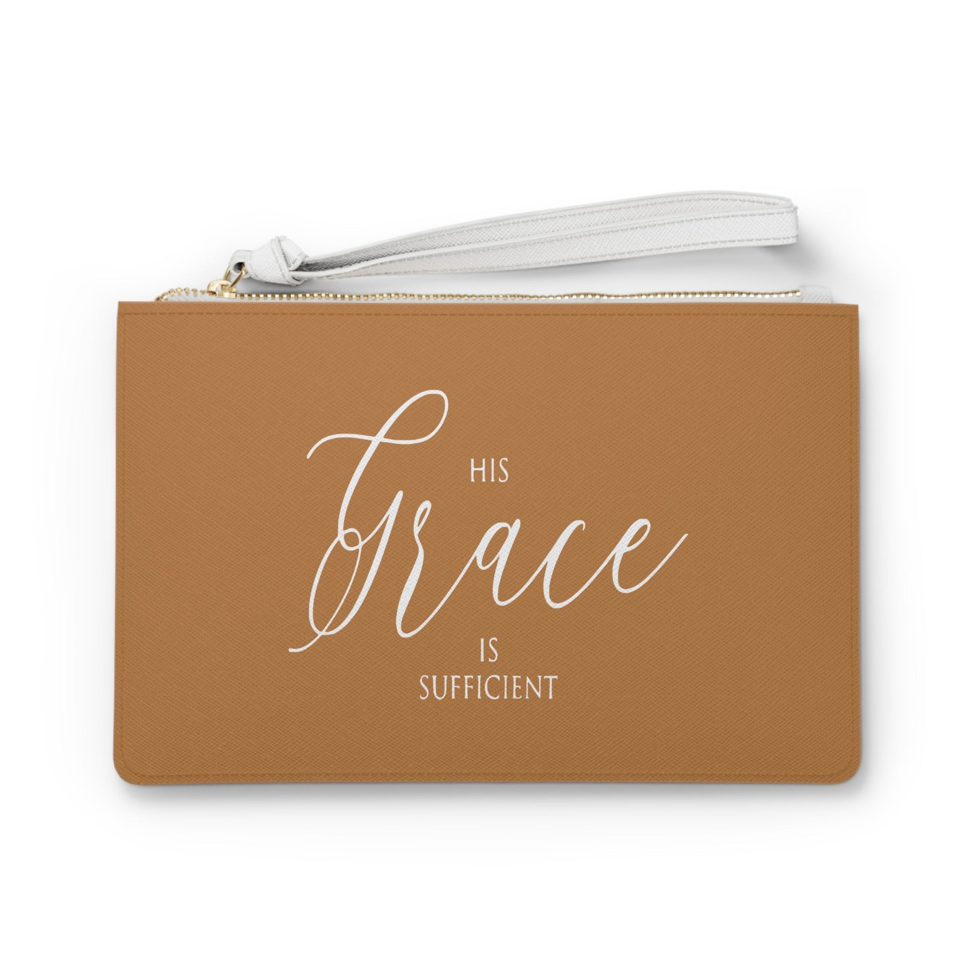 His Grace Is Sufficient - Clutch Bag - Wellness Shine
