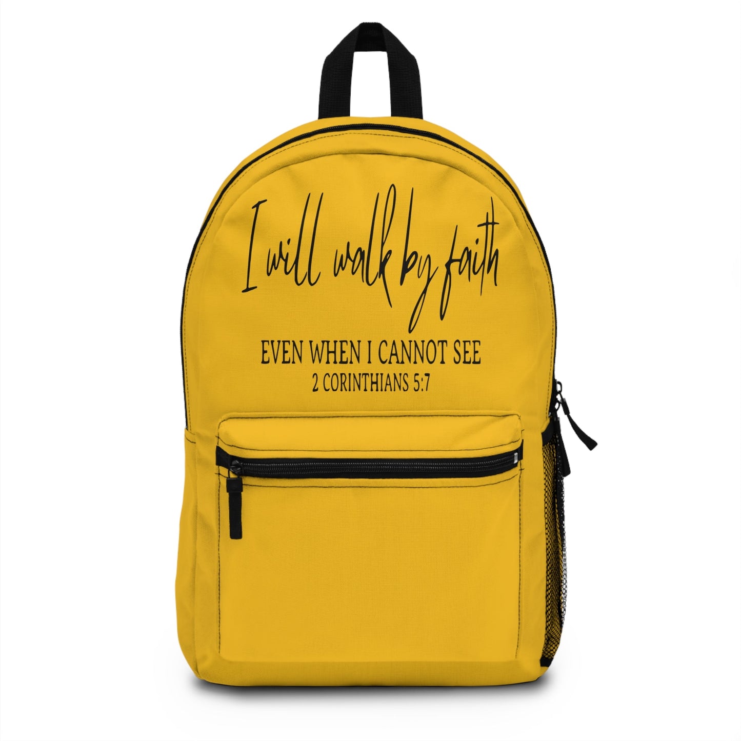 I Will Walk By Faith Backpack - Wellness Shine