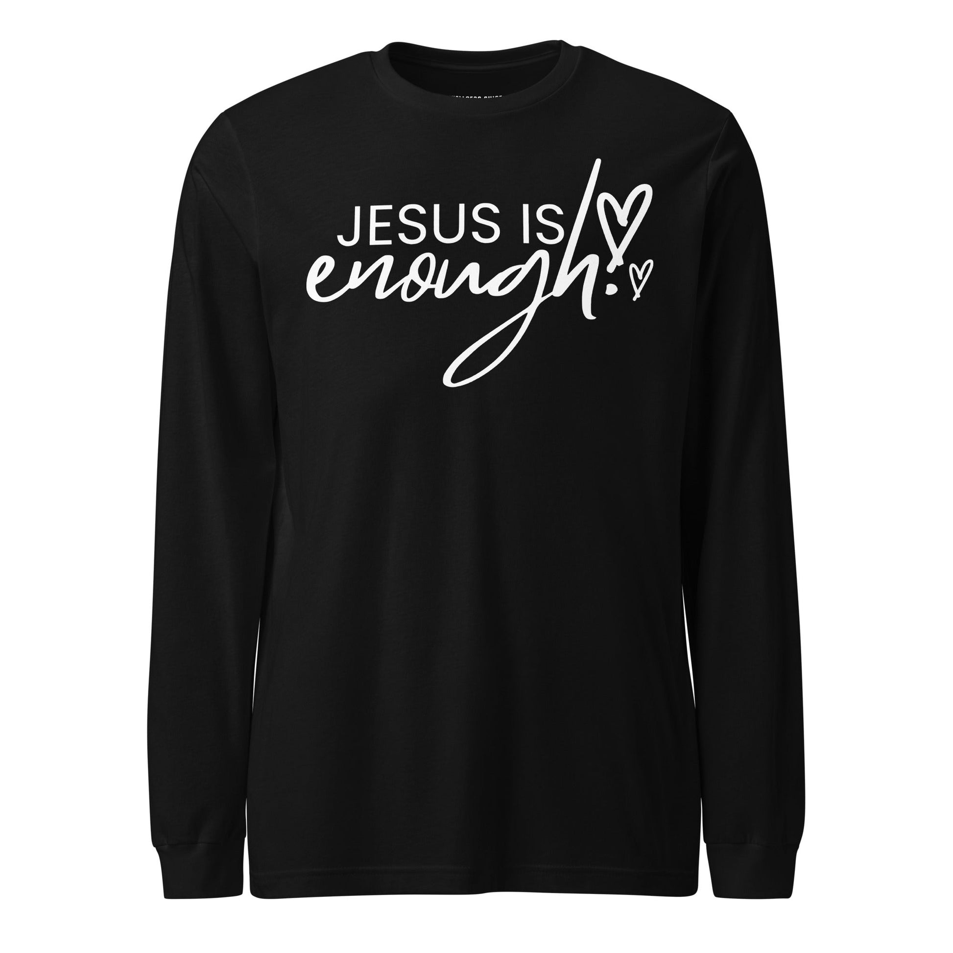 Jesus Is Enough Unisex Long Sleeve Tee - Faith Based Apparel - Wellness Shine - Wellness Shine