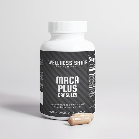 Maca Plus – Energy, Hormone & Mood Support by Wellness Shine - Wellness Shine