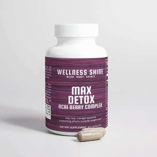 Max Detox (Acai Detox) – Cleansing Support by Wellness Shine - Wellness Shine