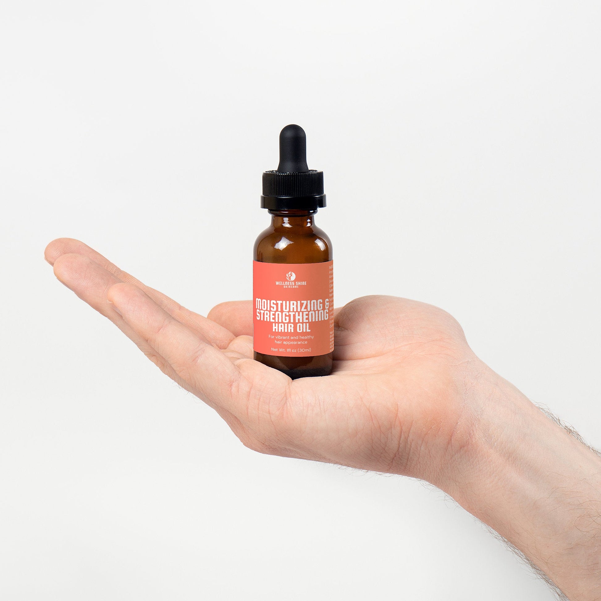 Moisturizing and Strengthening Hair Oil - Revitalizing Hair Care by Wellness Shine - Wellness Shine