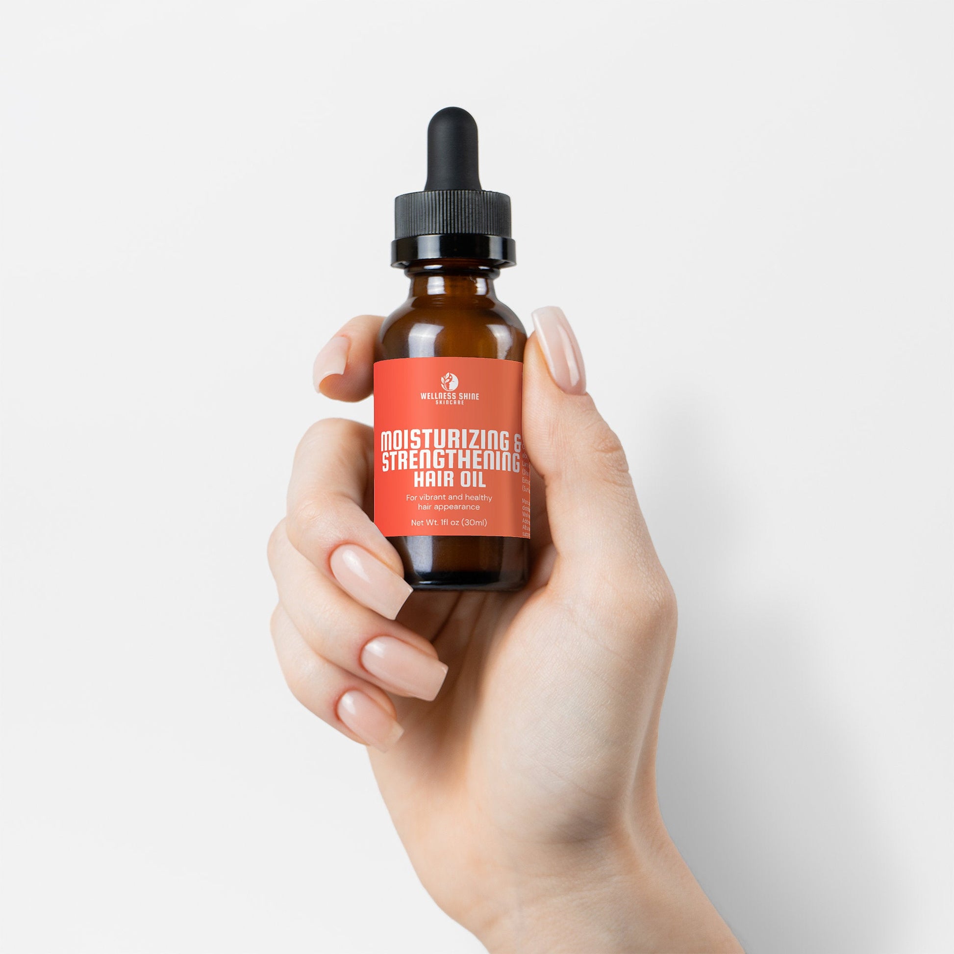 Moisturizing and Strengthening Hair Oil - Revitalizing Hair Care by Wellness Shine - Wellness Shine