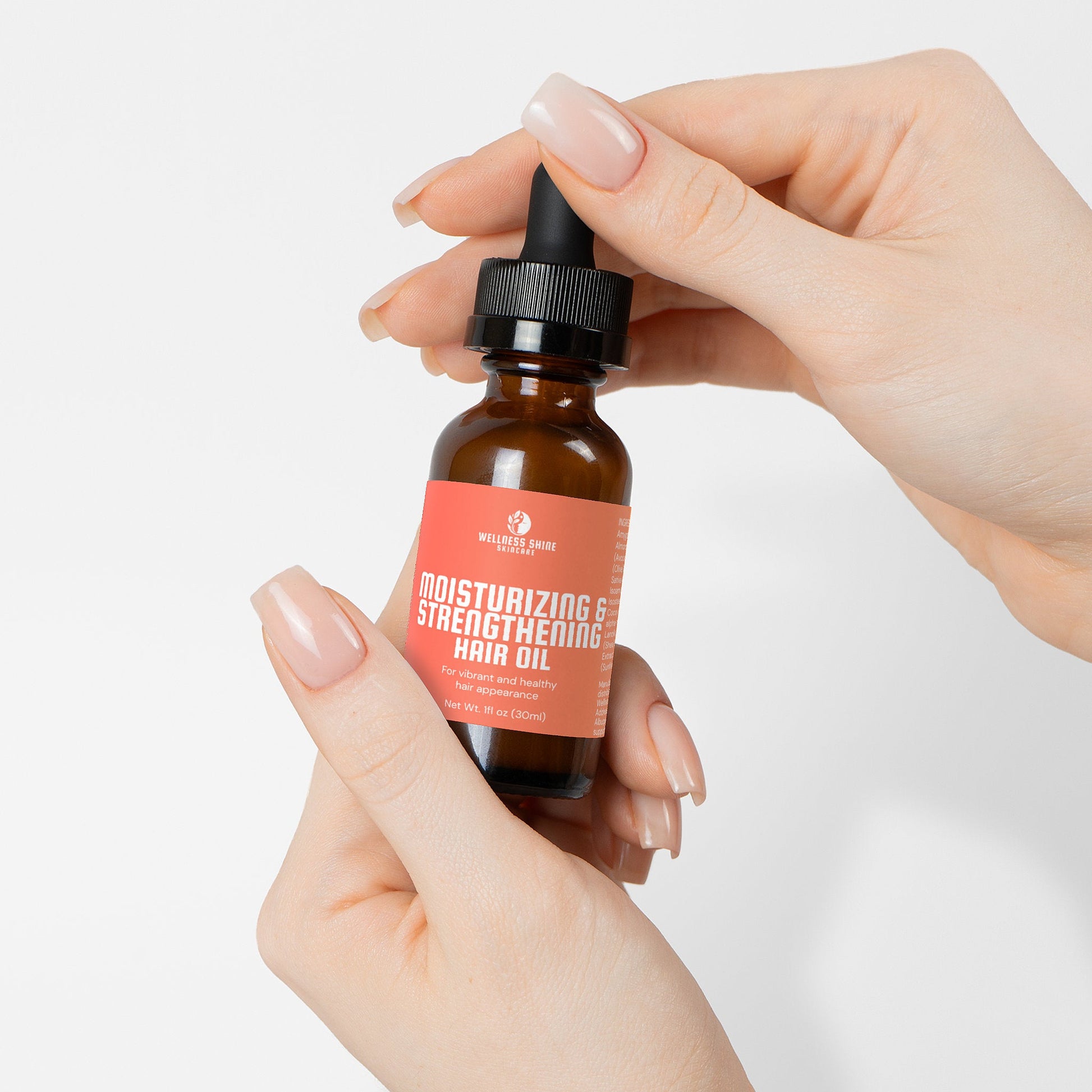Moisturizing and Strengthening Hair Oil - Revitalizing Hair Care by Wellness Shine - Wellness Shine