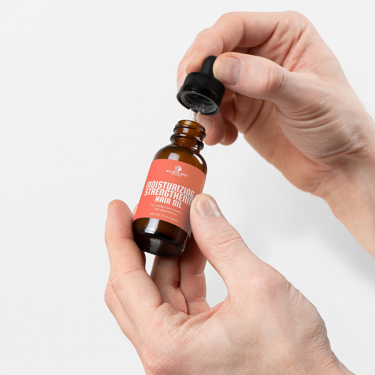 Moisturizing and Strengthening Hair Oil - Revitalizing Hair Care by Wellness Shine - Wellness Shine