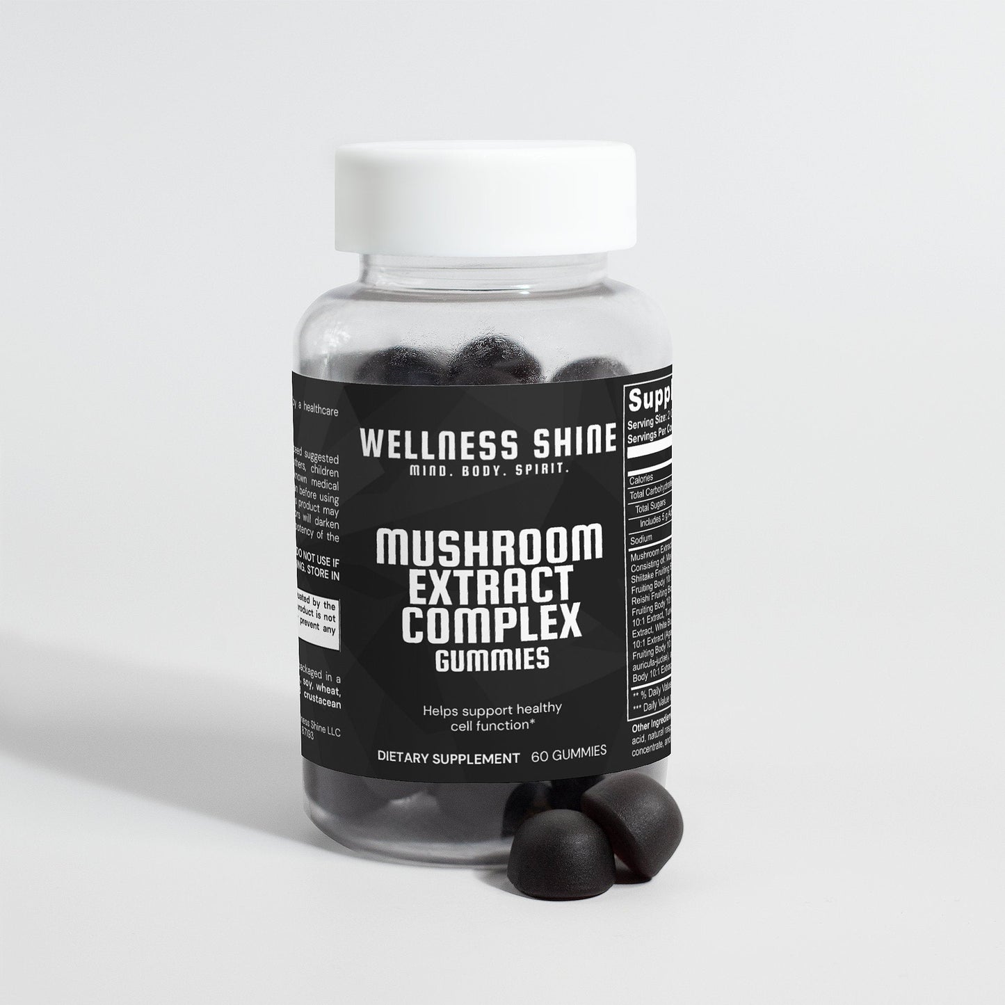 Mushroom Extract Complex Gummies – Immunity Gummies by Wellness Shine - Wellness Shine