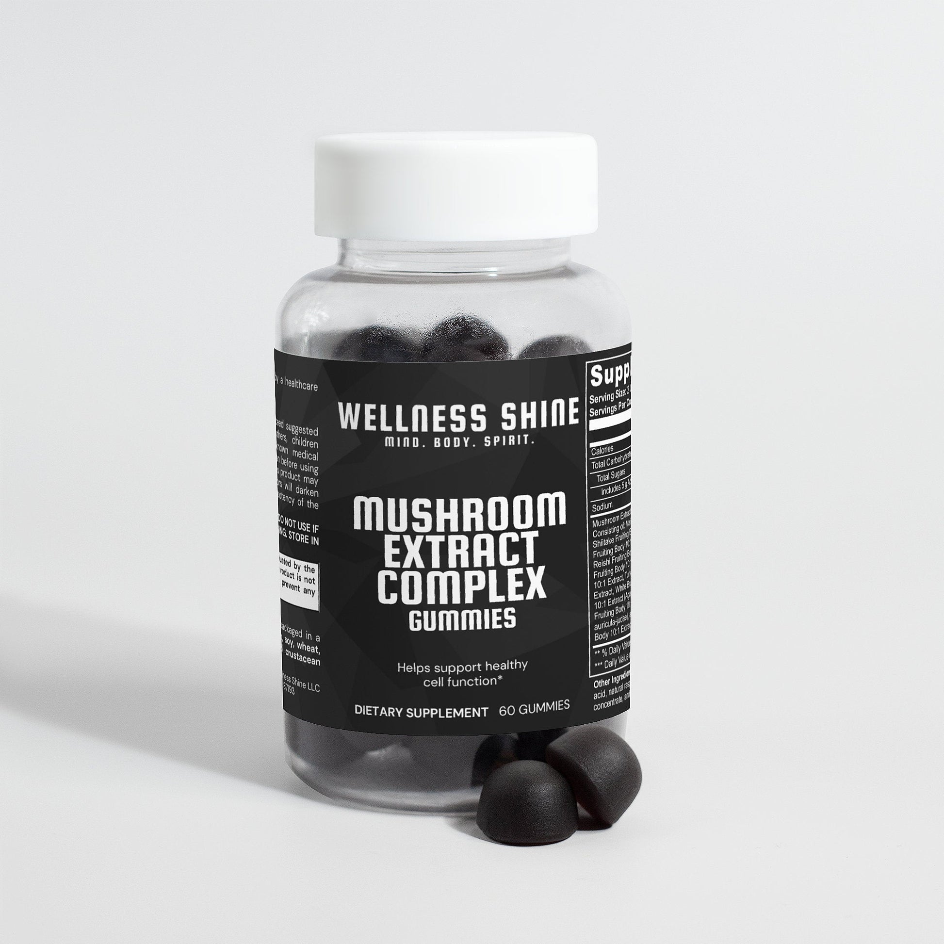 Mushroom Extract Complex Gummies – Immunity Gummies by Wellness Shine - Wellness Shine