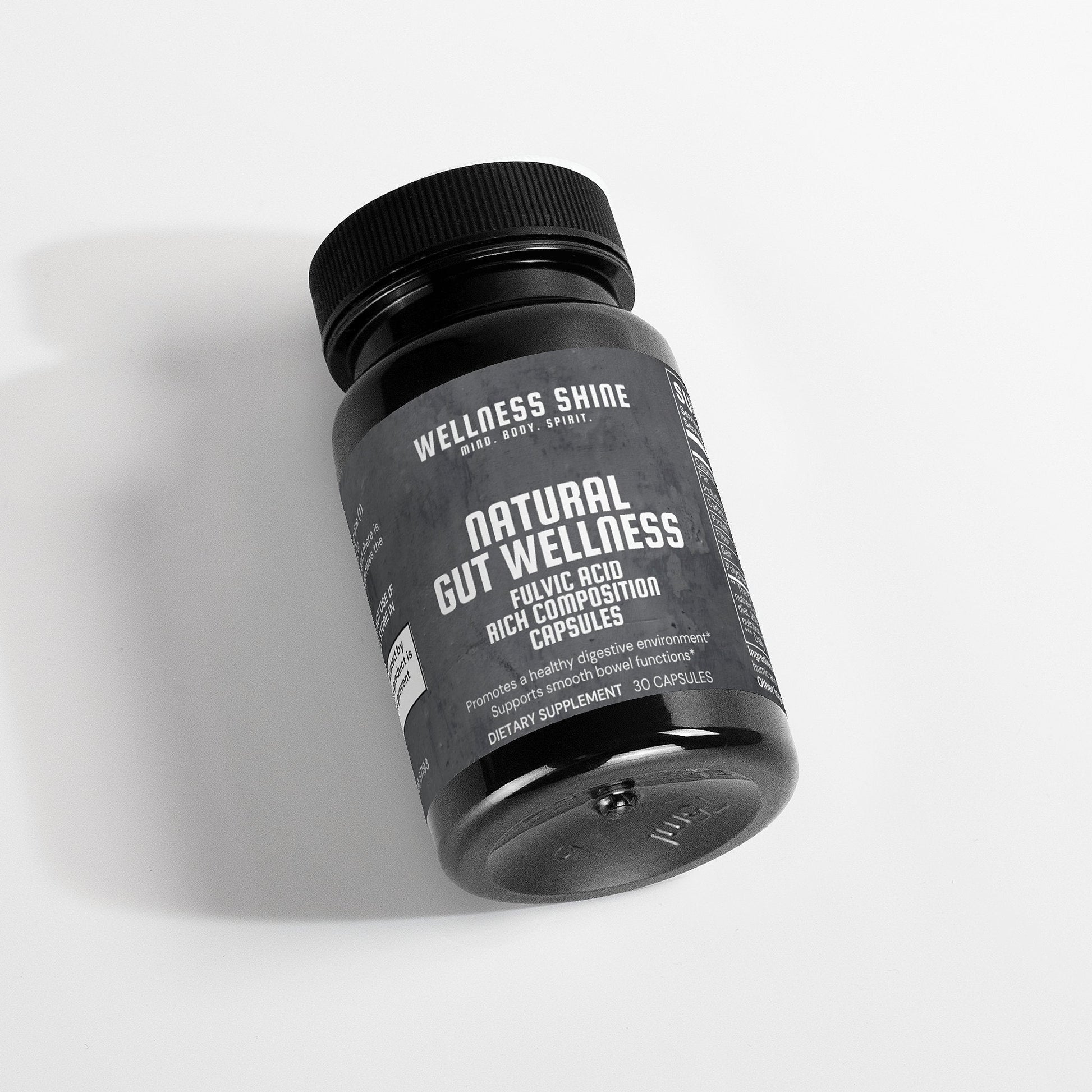 Natural Gut Wellness Capsules – Probiotic & Digestive Blend by Wellness Shine - Wellness Shine