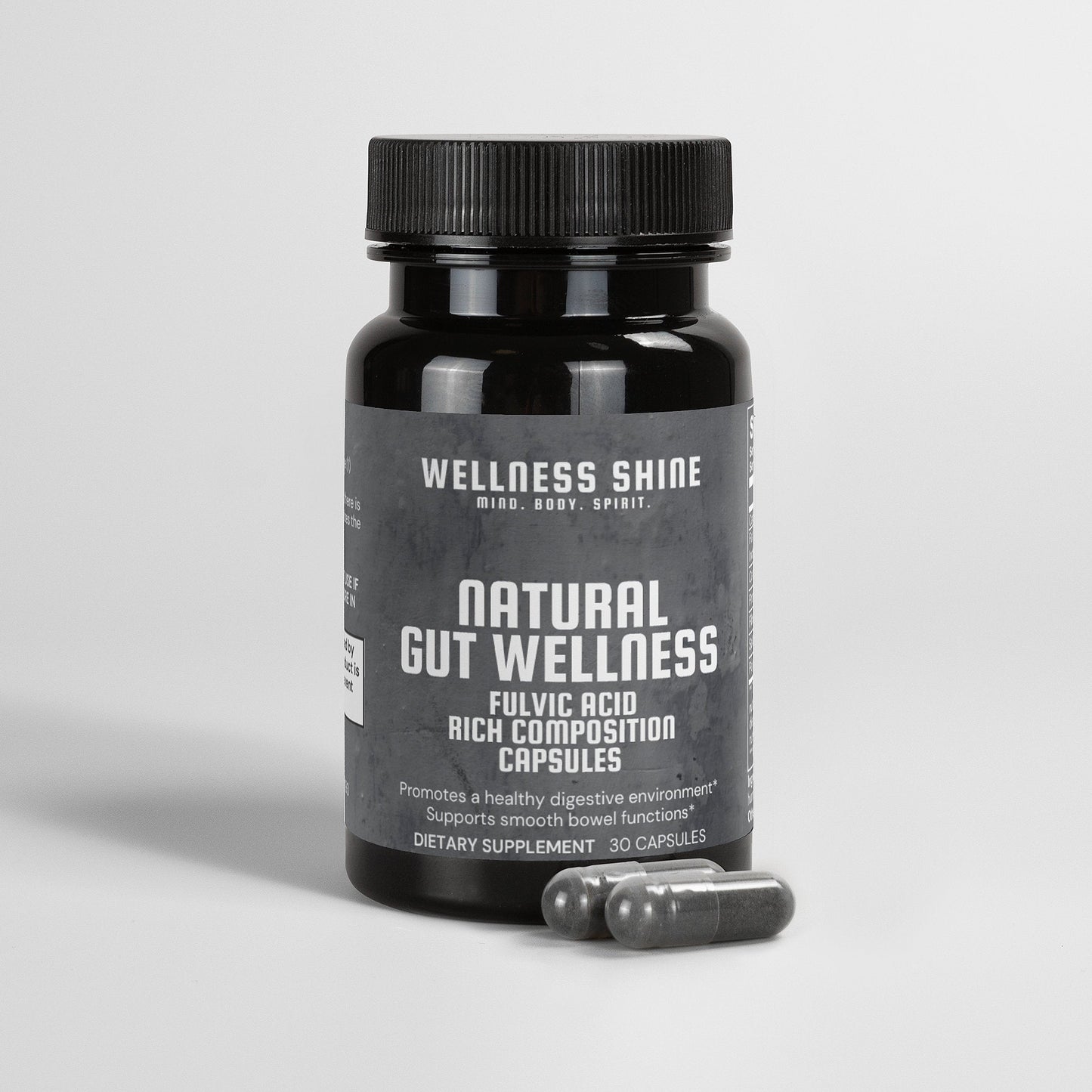 Natural Gut Wellness Capsules – Probiotic & Digestive Blend by Wellness Shine - Wellness Shine