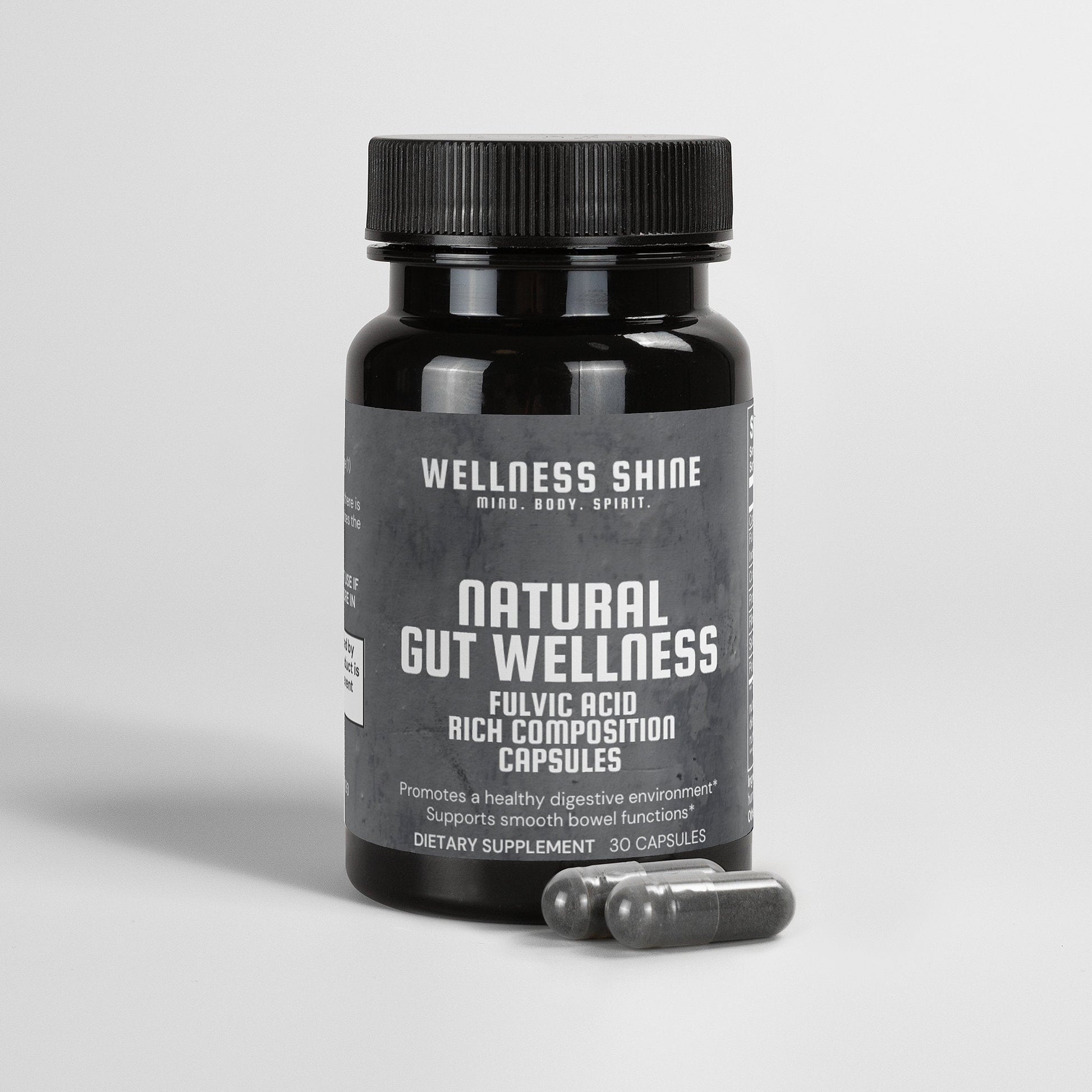 Natural Gut Wellness Capsules – Probiotic & Digestive Blend by Wellness Shine - Wellness Shine