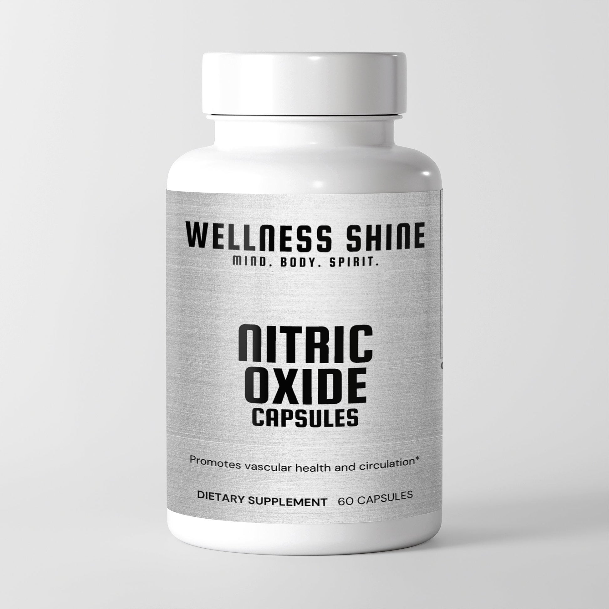 Nitric Oxide Capsules – Circulation & Energy Support by Wellness Shine - Wellness Shine