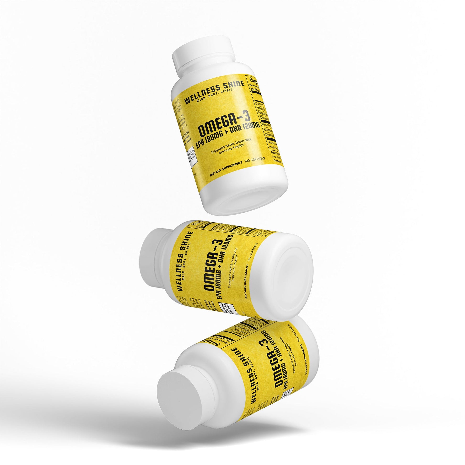 Omega - 3 EPA 180mg + DHA 120mg - Wellness Shine
