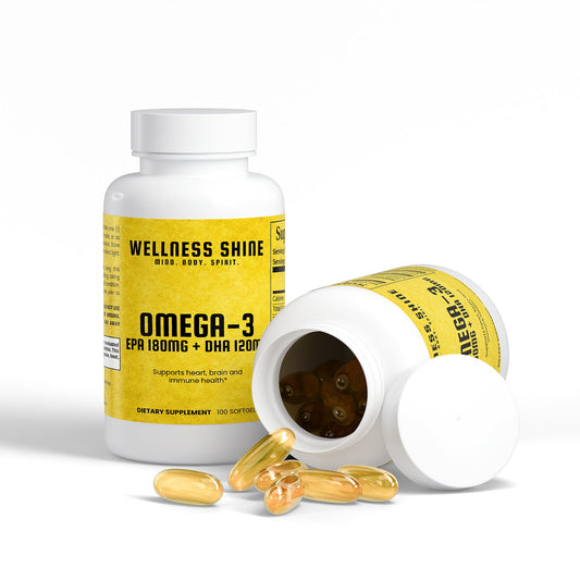 Omega - 3 EPA 180mg + DHA 120mg - Wellness Shine
