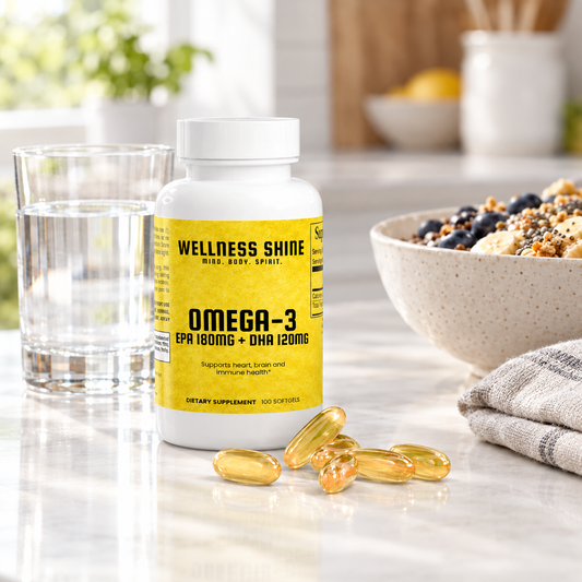 Omega-3 (EPA 180 mg + DHA 120 mg) lifestyle