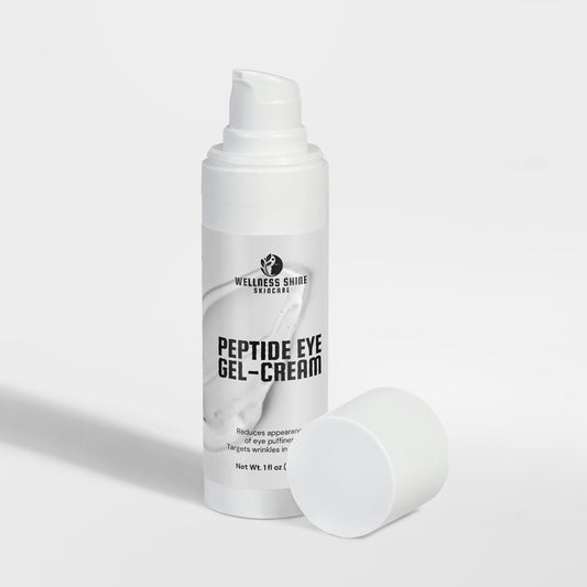 Peptide Eye Gel - Cream - Puffiness Reducer by Wellness Shine - Wellness Shine