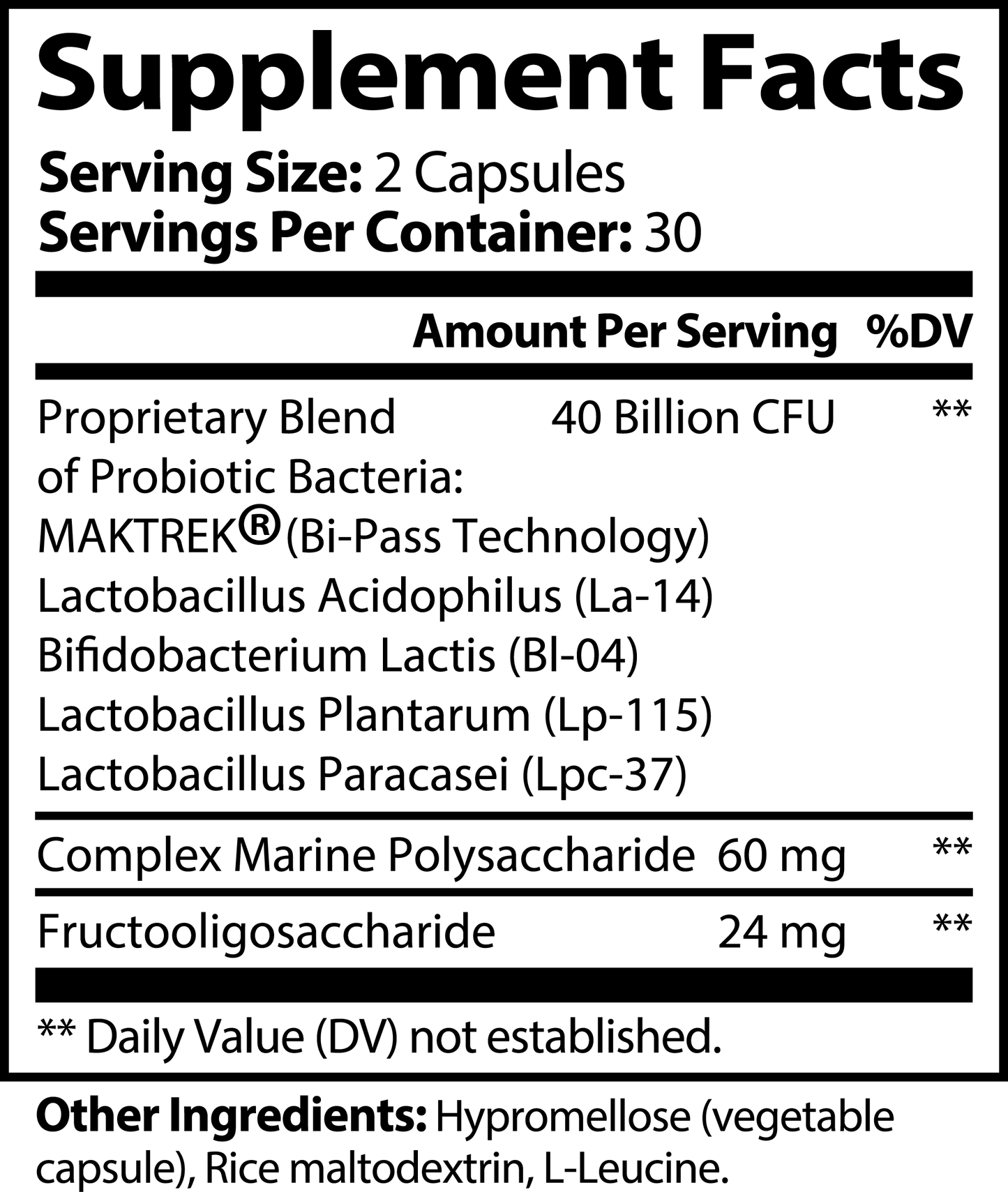 Probiotic 40 Billion with Prebiotics - Wellness Shine