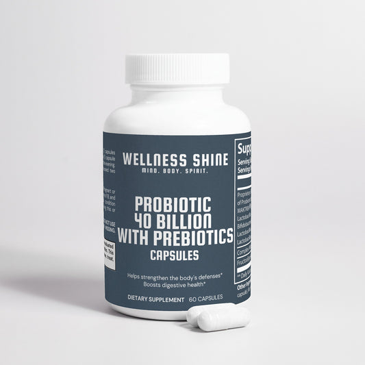 Probiotic 40 Billion with Prebiotics - Wellness Shine