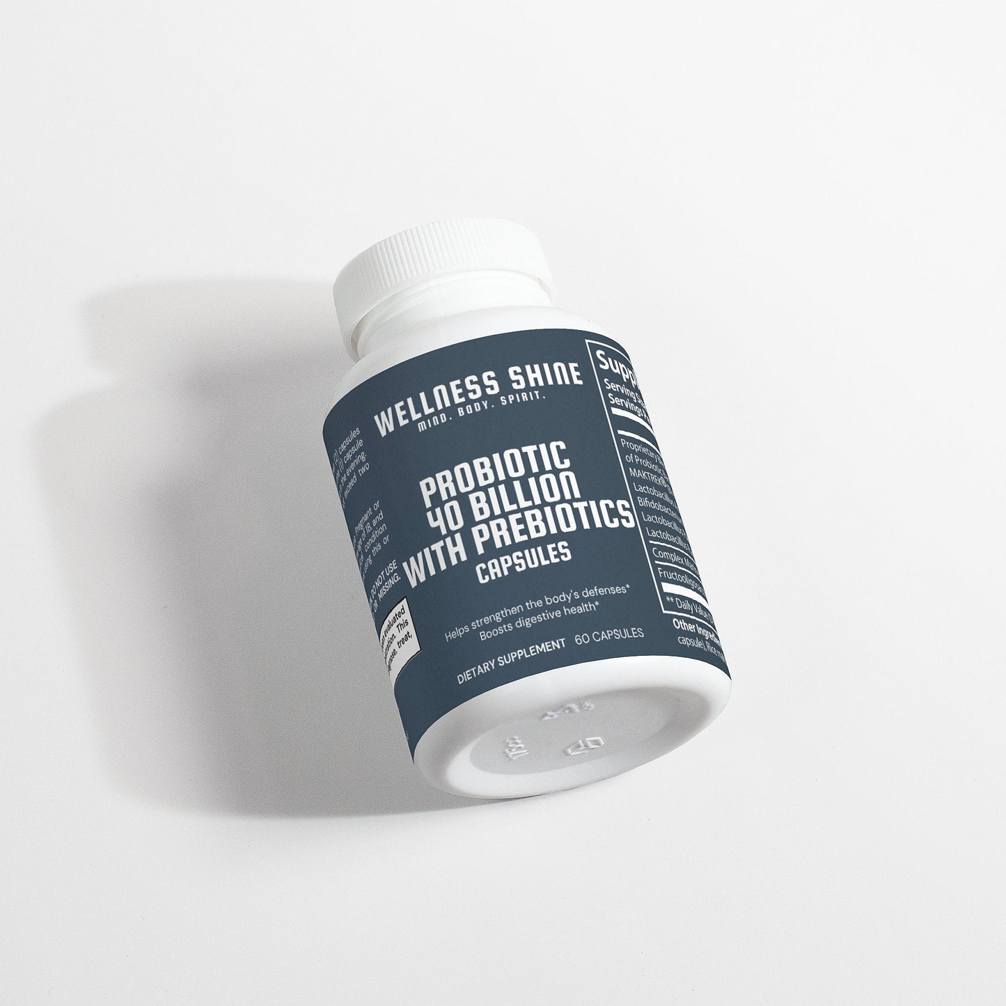 Probiotic 40 Billion with Prebiotics - Wellness Shine