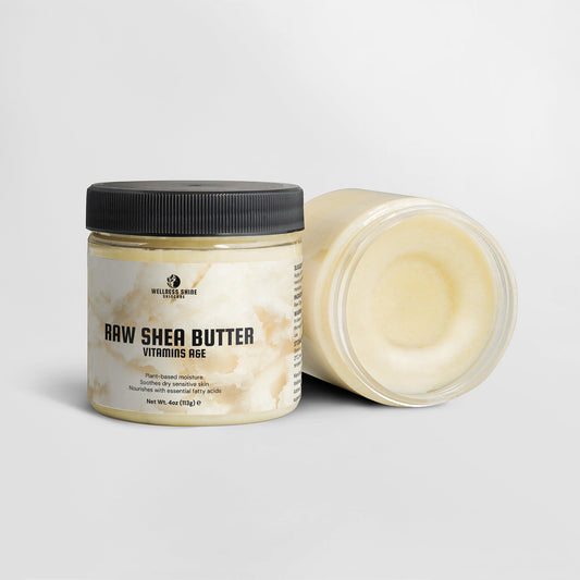 Raw Shea Butter - Moisturizing and Nourishing Skincare by Wellness Shine - Wellness Shine