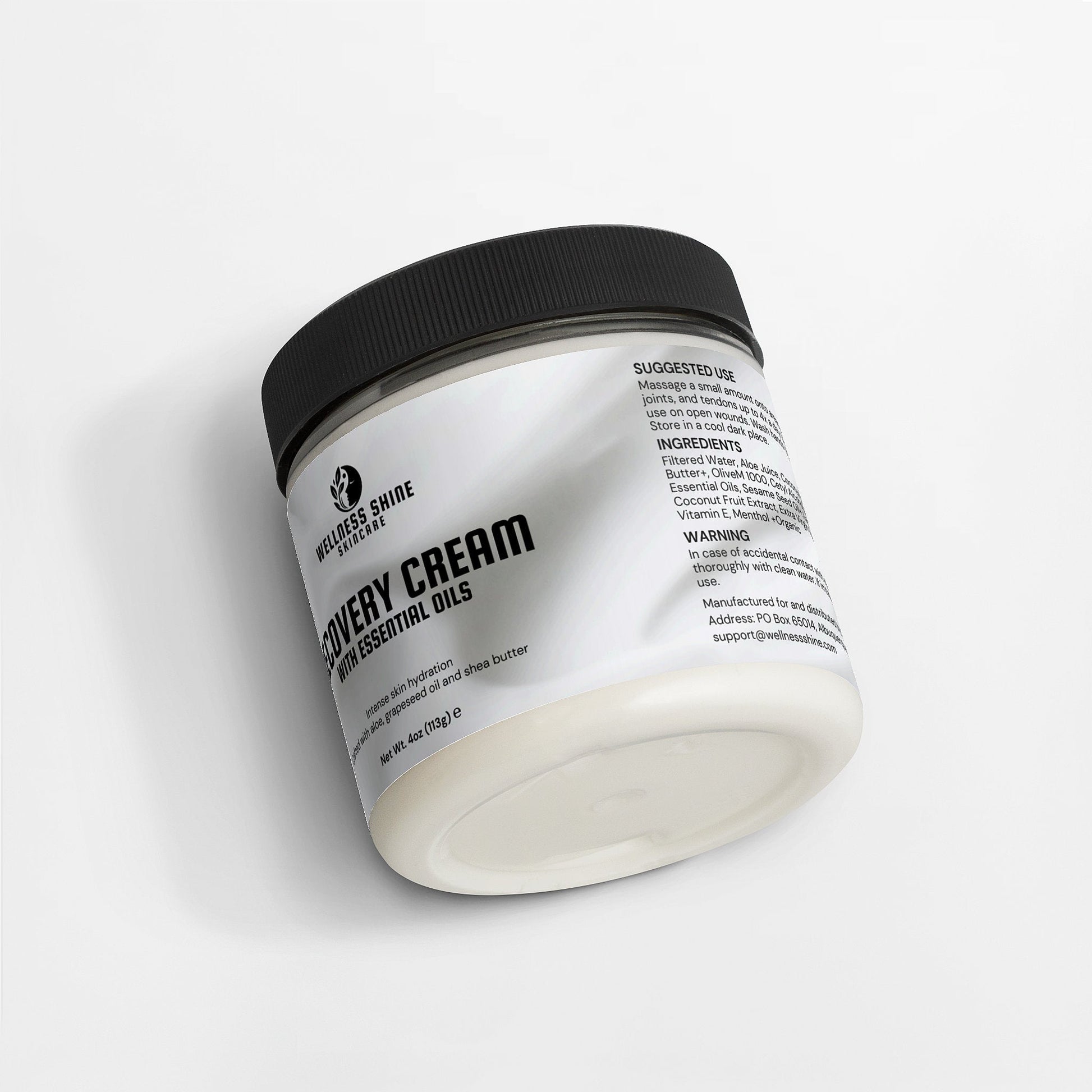 Recovery Cream - Hydrating, Moisturizing, Nourishing and Soothing Skincare by Wellness Shine - Wellness Shine