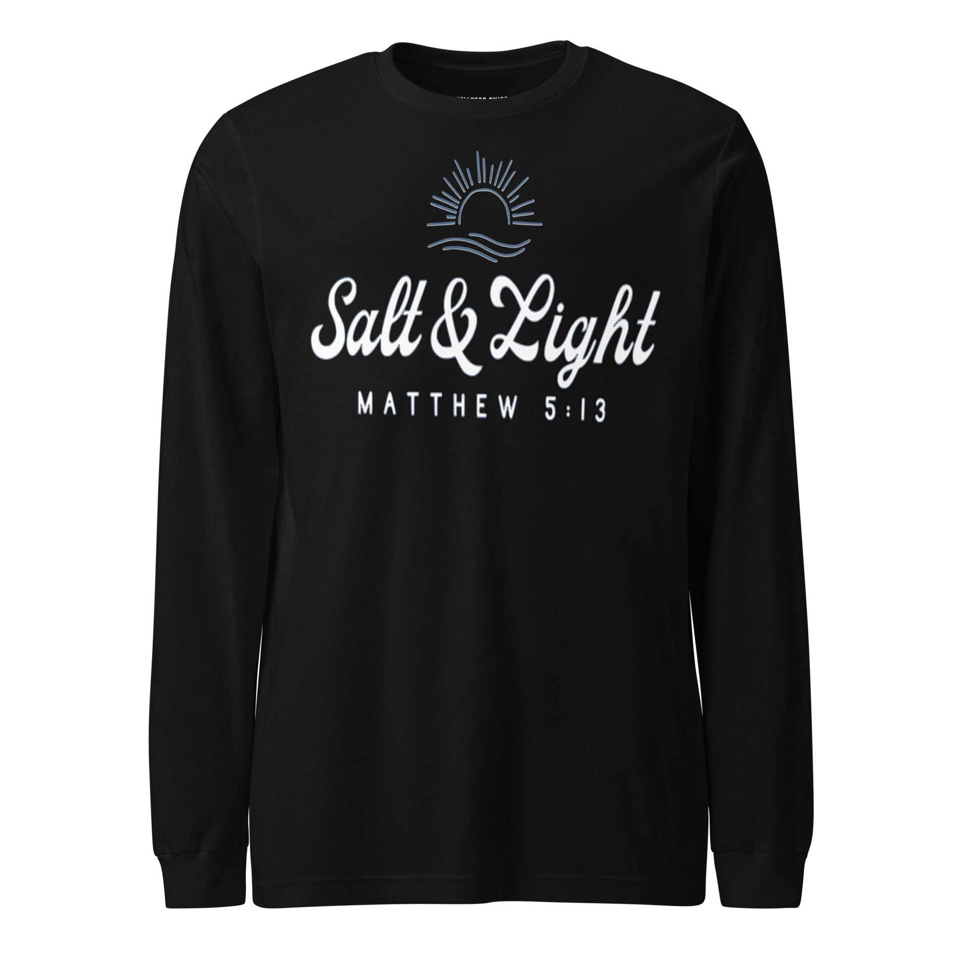 Salt & Light Unisex Long Sleeve Tee - Faith Based Apparel - Wellness Shine - Wellness Shine