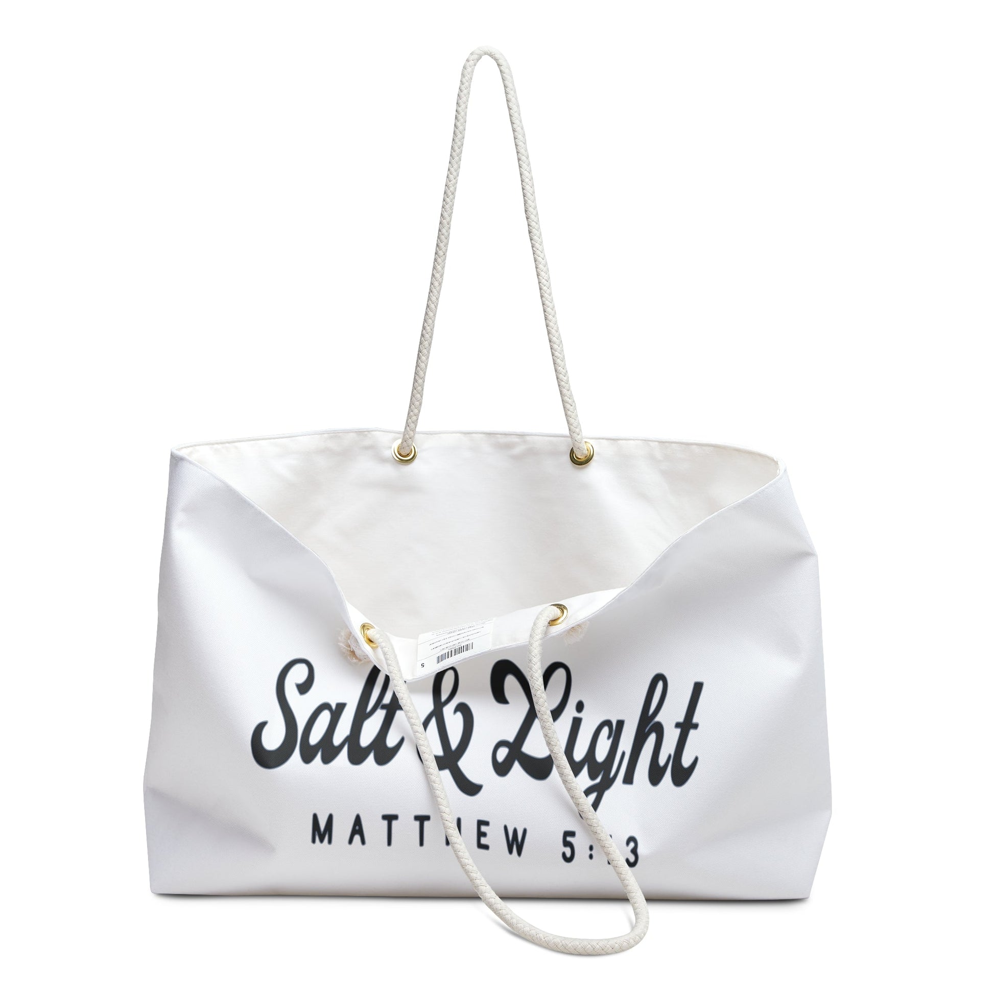 Salt & Light Weekender Bag Christian Accessory - Wellness Shine