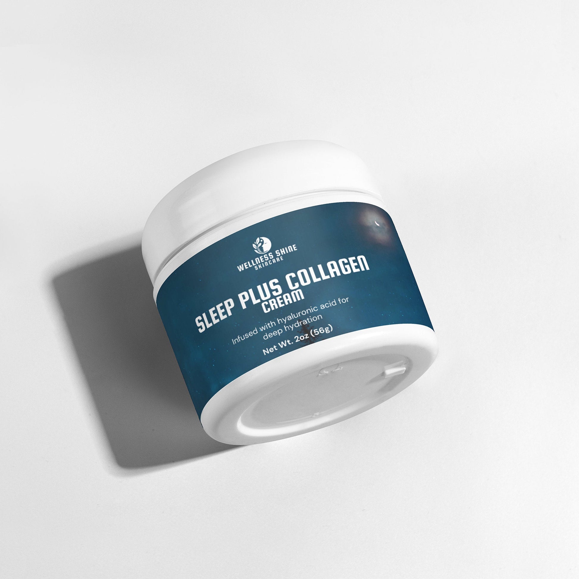 Sleep Plus Collagen Cream - Hydrating and Nourishing Nighttime Skin Care by Wellness Shine - Wellness Shine