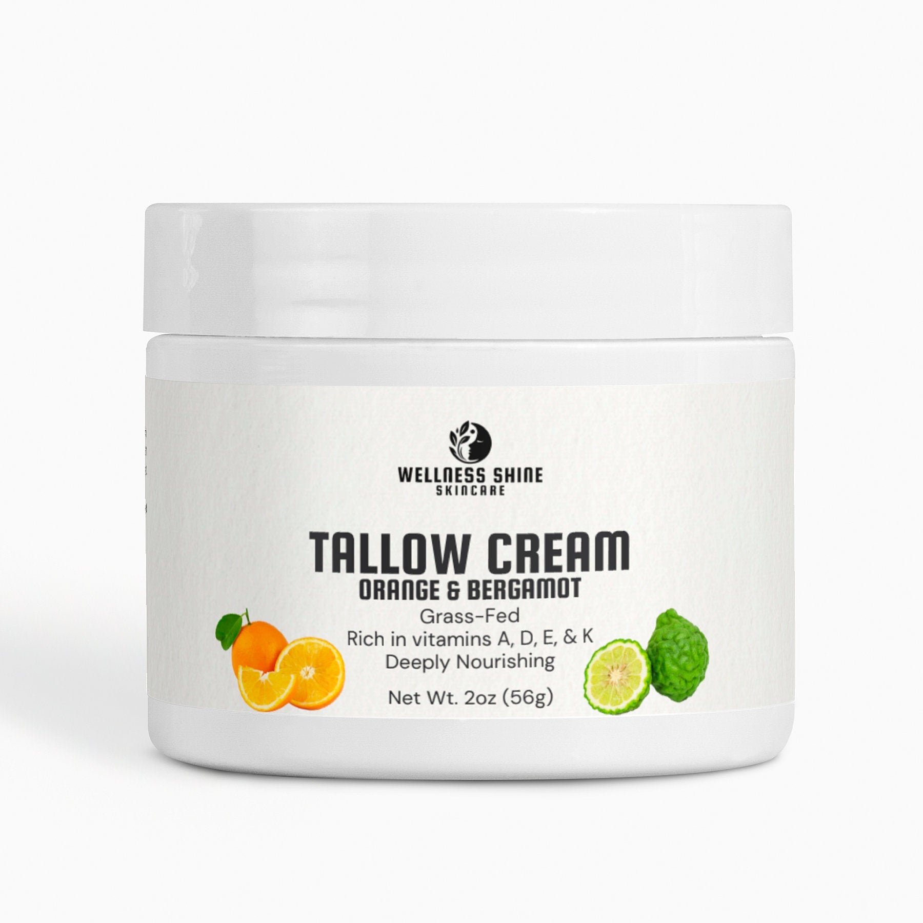 Tallow Cream Orange & Bergamot - Wellness Shine