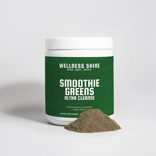 Ultra Cleanse Smoothie Greens – Detox & Alkalizing Blend by Wellness Shine - Wellness Shine