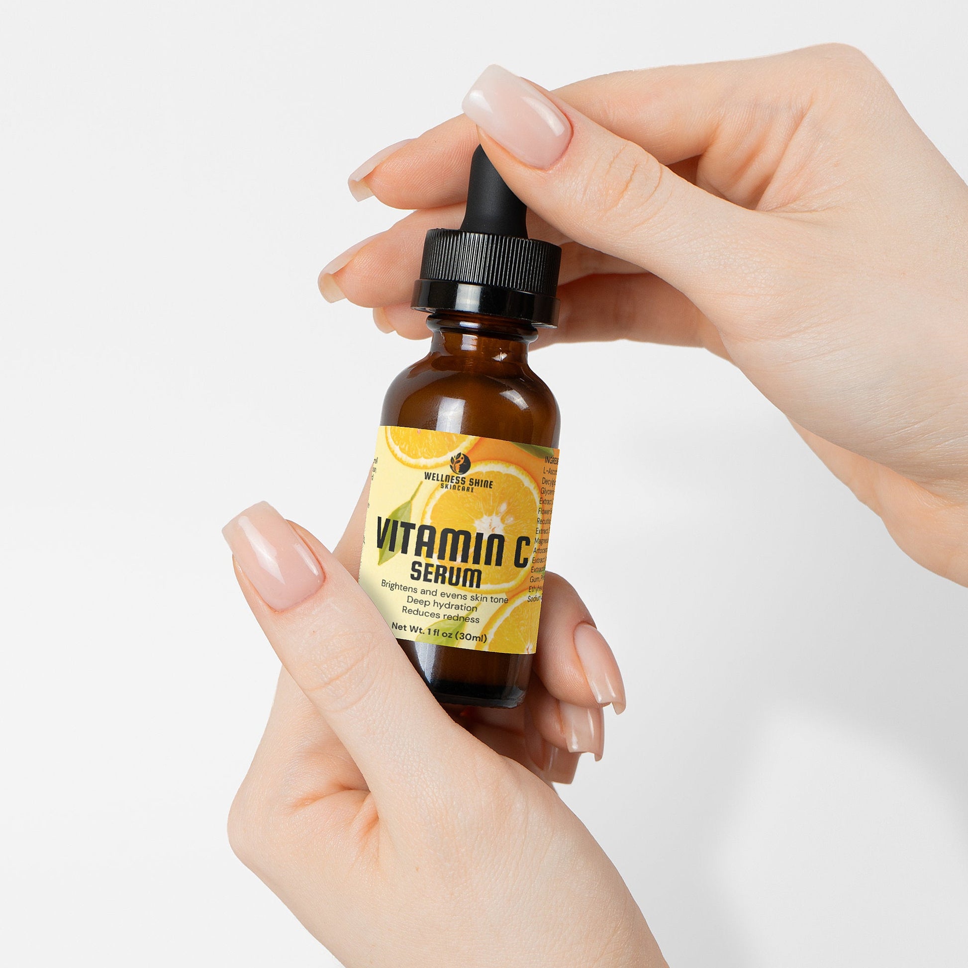 Vitamin C Serum - Deep Hydration and Moisturizing Skincare by Wellness Shine - Wellness Shine