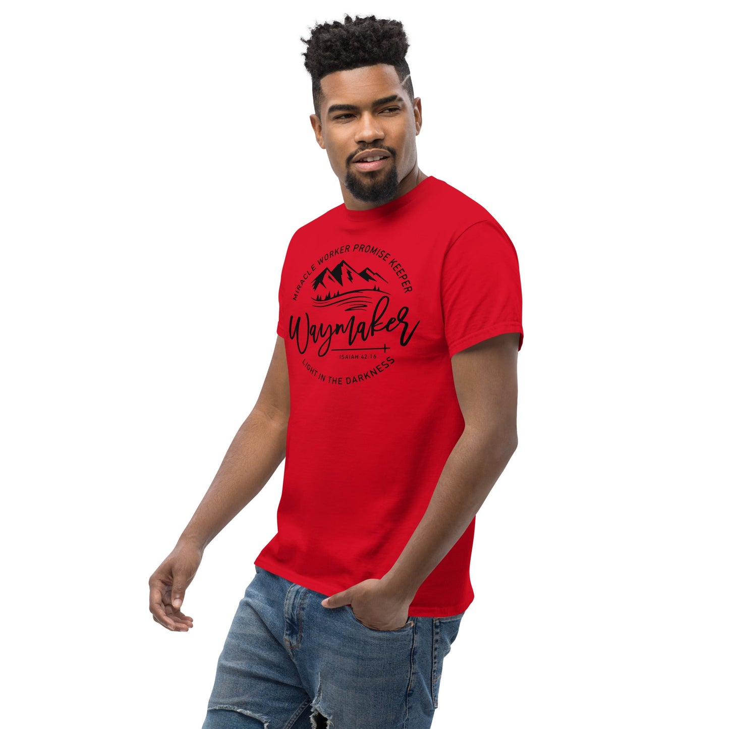 Waymaker Christian Shirt, Bible Versed Tee, Gift - Christianity, Christianity Apparel, Jesus - Christian, Christianity Faith Shirt - Wellness Shine