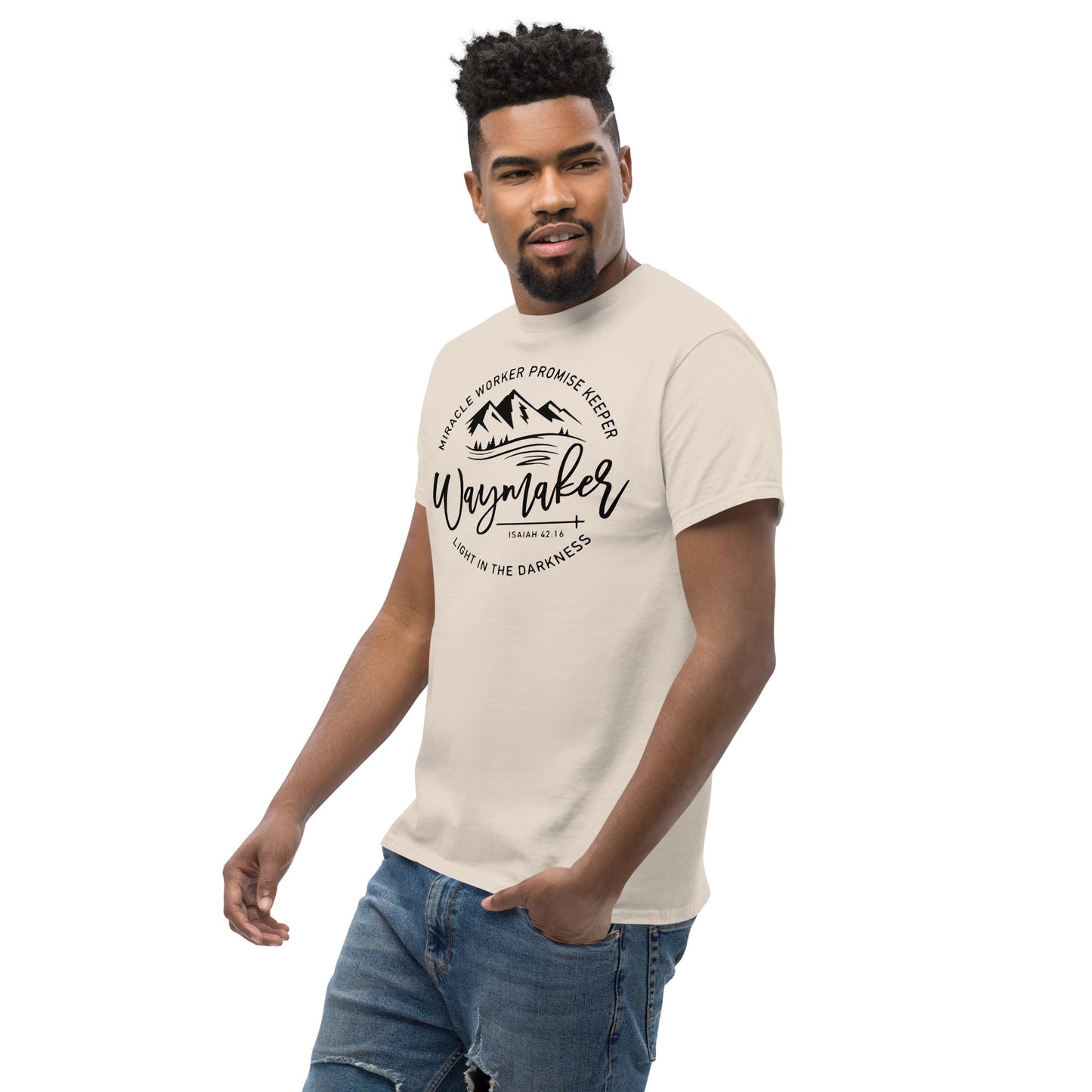 Waymaker Christian Shirt, Bible Versed Tee, Gift - Christianity, Christianity Apparel, Jesus - Christian, Christianity Faith Shirt - Wellness Shine