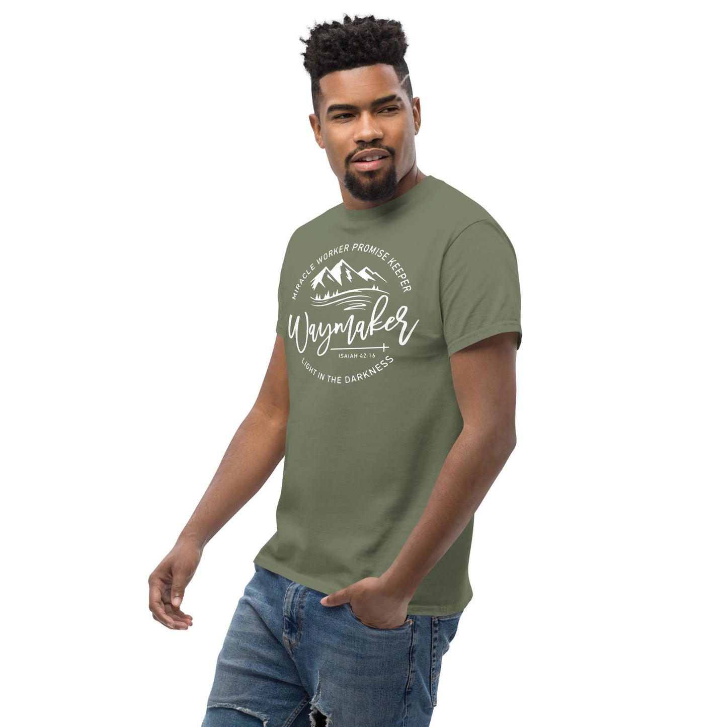 Waymaker Christian Shirt, Bible Versed Tee, Gift - Christianity, Christianity Apparel, Jesus - Christian, Christianity Faith Shirt - Wellness Shine