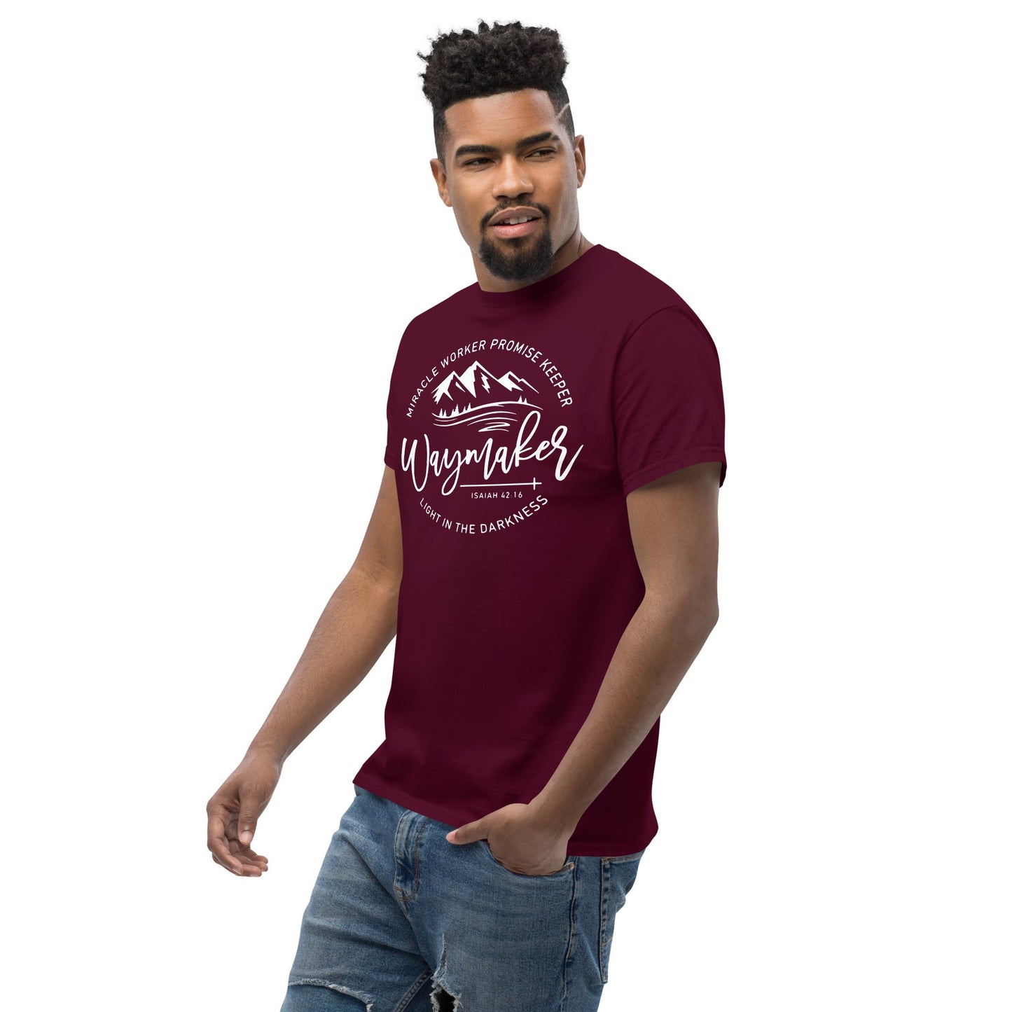 Waymaker Christian Shirt, Bible Versed Tee, Gift - Christianity, Christianity Apparel, Jesus - Christian, Christianity Faith Shirt - Wellness Shine