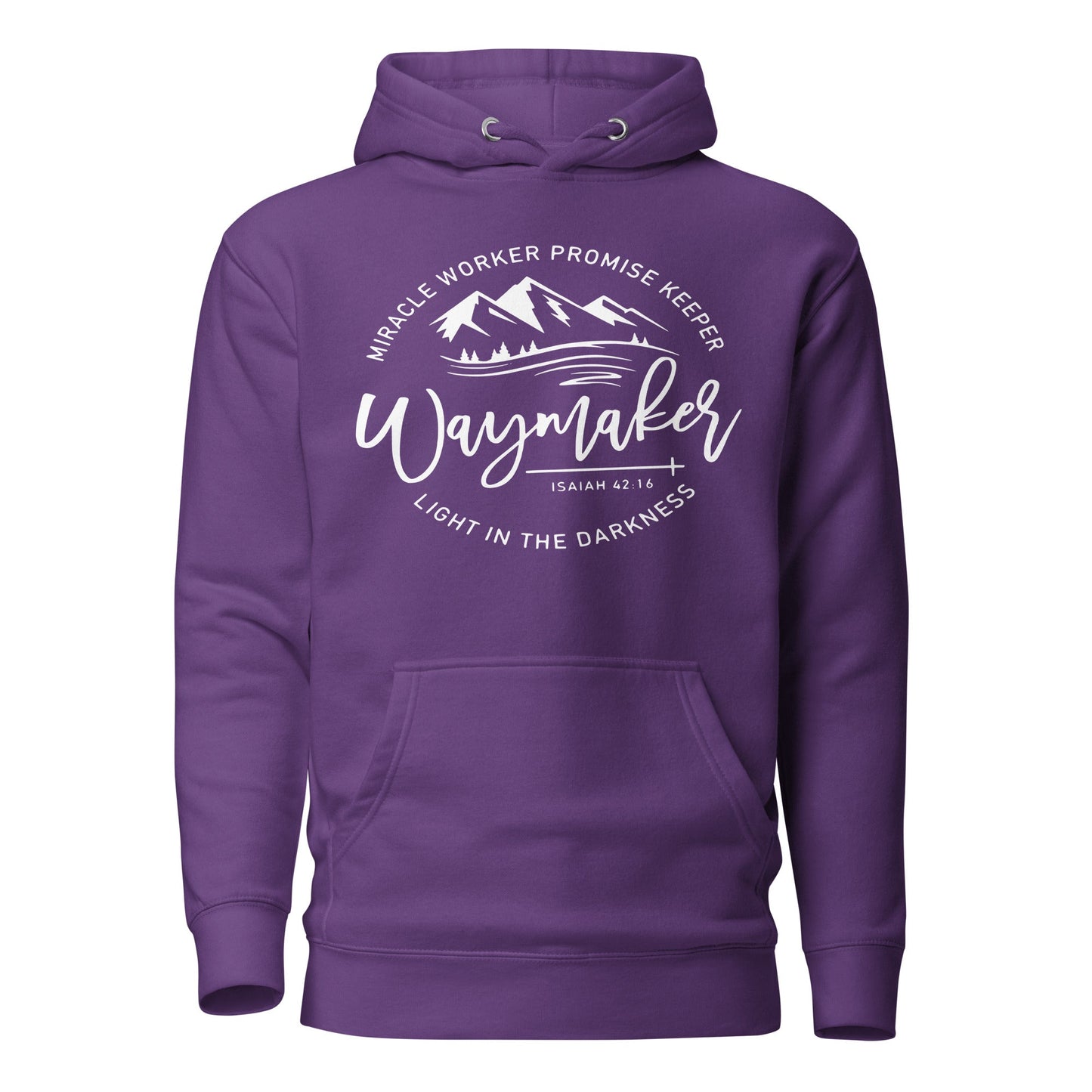 Waymaker Unisex Hoodie - Faith Based Apparel - Wellness Shine - Wellness Shine