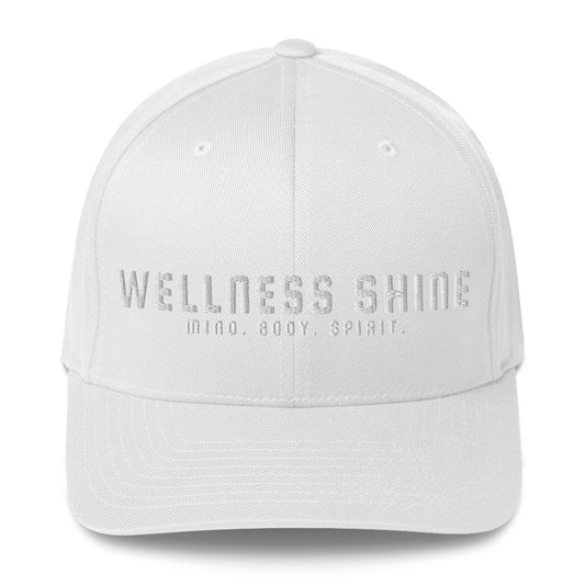 Wellness Shine Brand Embroidered Fitted Hat - Wellness Shine