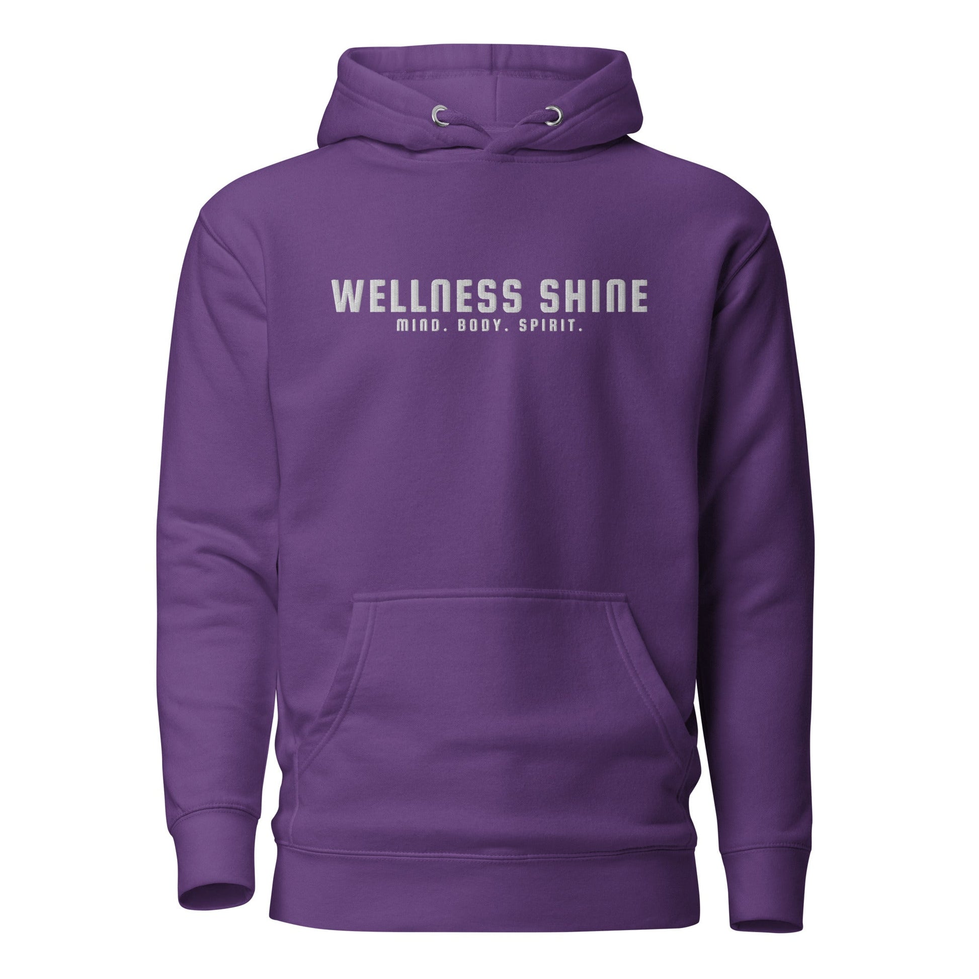 Wellness Shine Brand Embroidered Unisex Hoodie - Wellness Shine