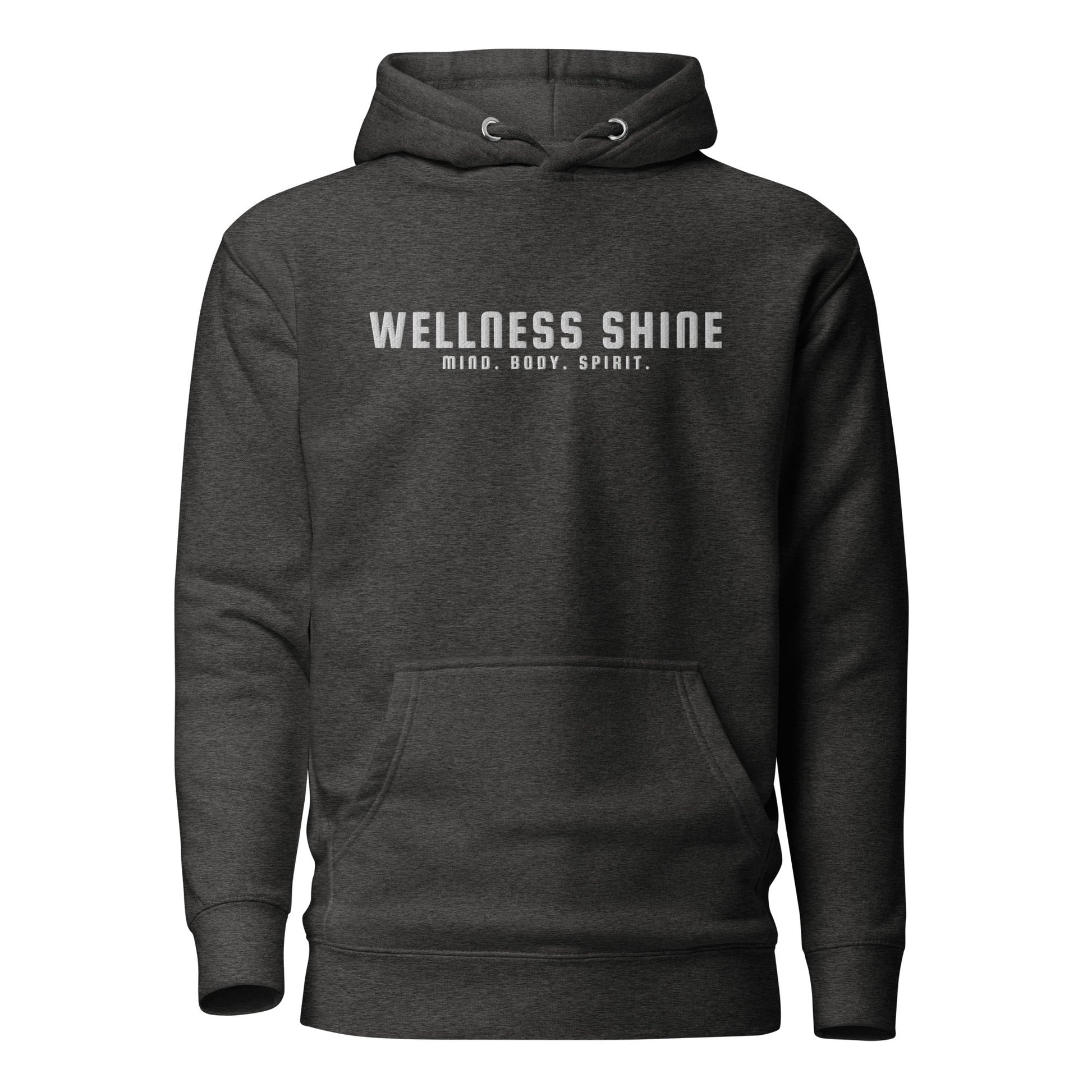 Wellness Shine Brand Embroidered Unisex Hoodie - Wellness Shine